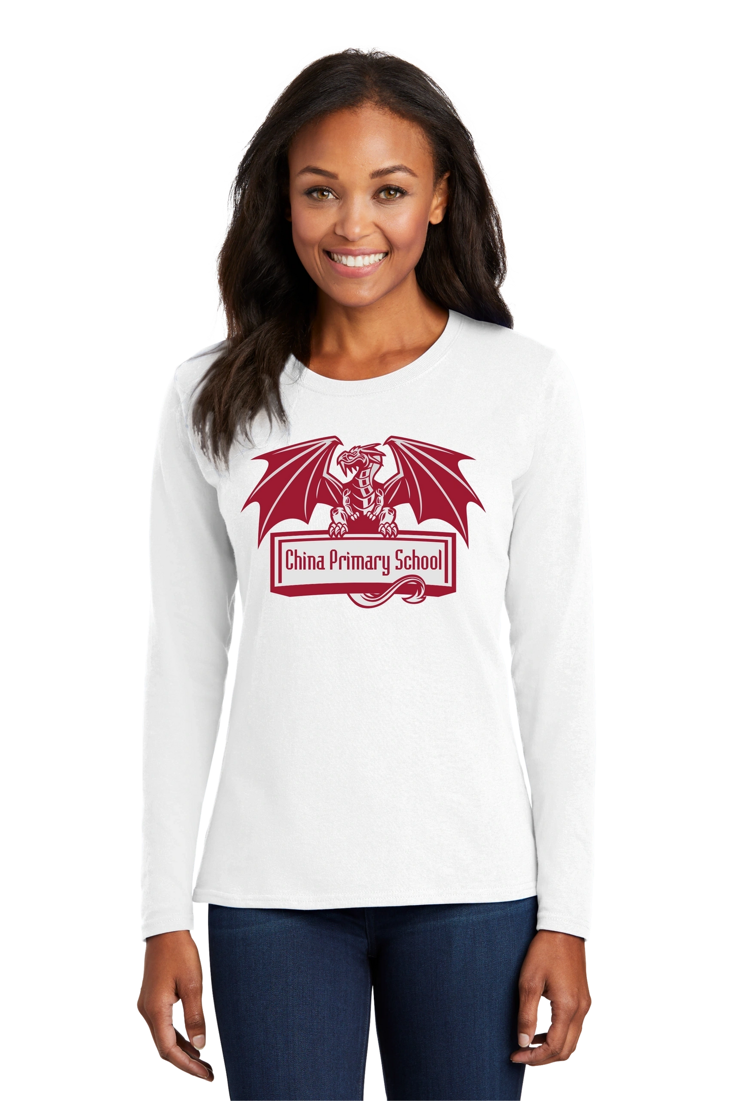 Port & Company® Ladies Long Sleeve Core Cotton Tee