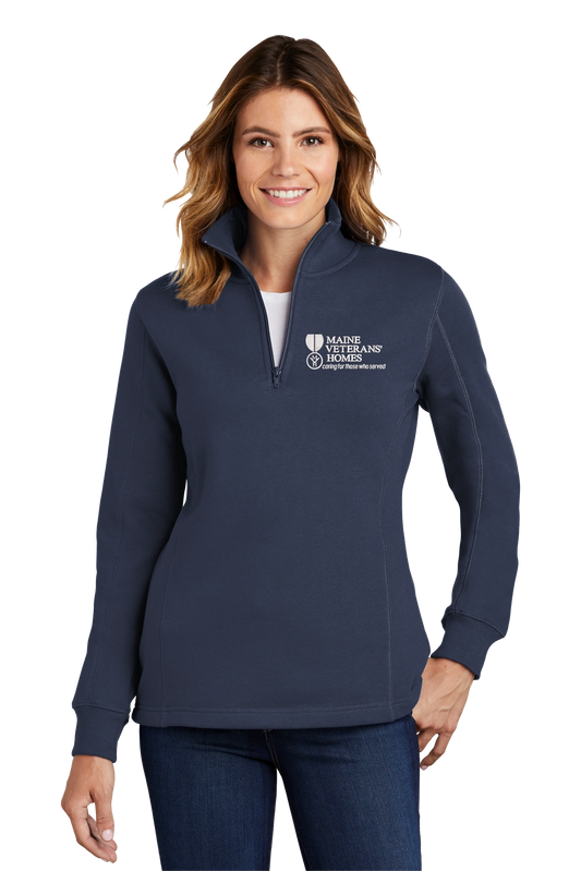 Maine Veterans'-Sport-Tek® Ladies 1/4-Zip Sweatshirt