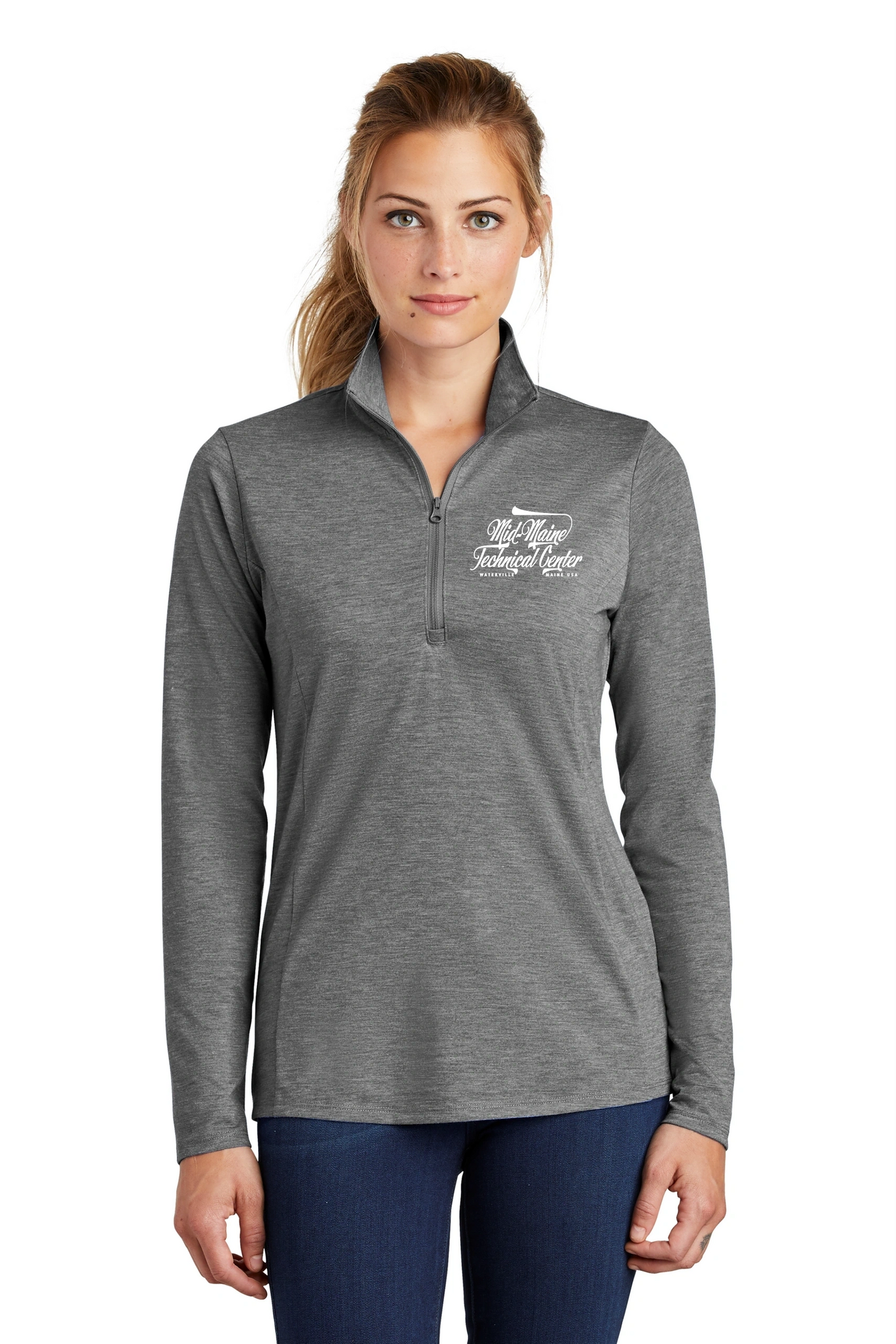 Sport-Tek ® Ladies PosiCharge ® Tri-Blend 1/4-Zip Pullover