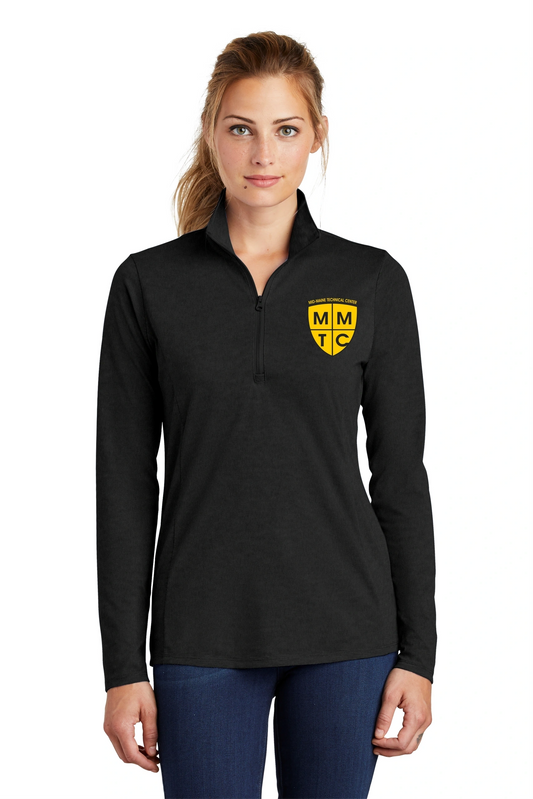 Sport-Tek ® Ladies PosiCharge ® Tri-Blend 1/4-Zip Pullover