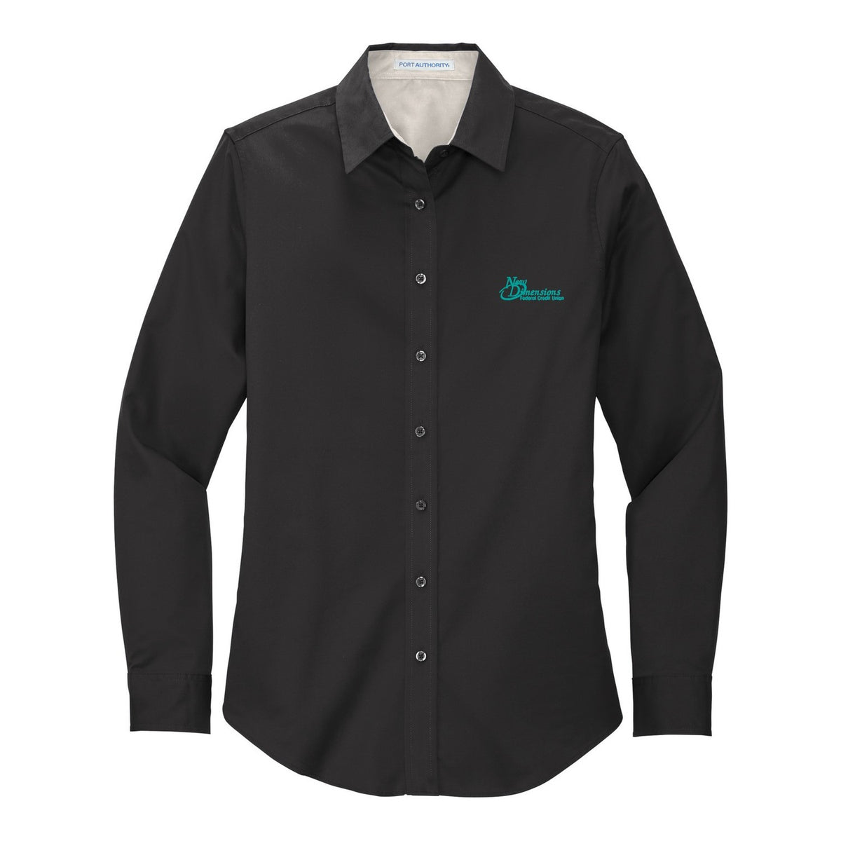Women's Easy Care Shirt - Black/ Light Stone