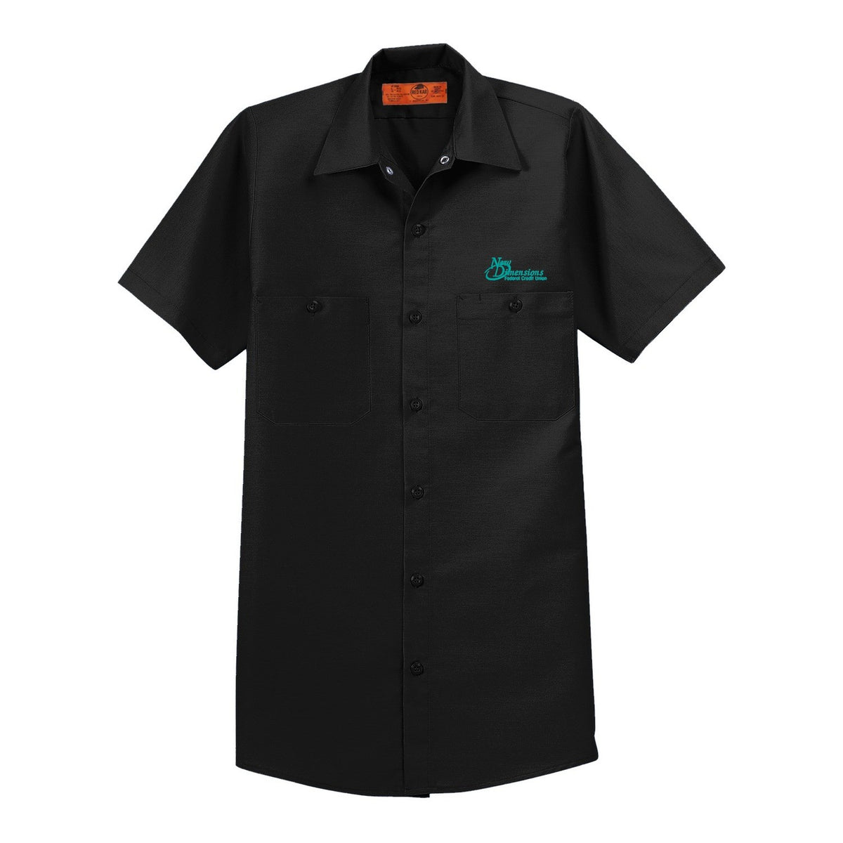 Short Sleeve Industrial Work Shirt - Black