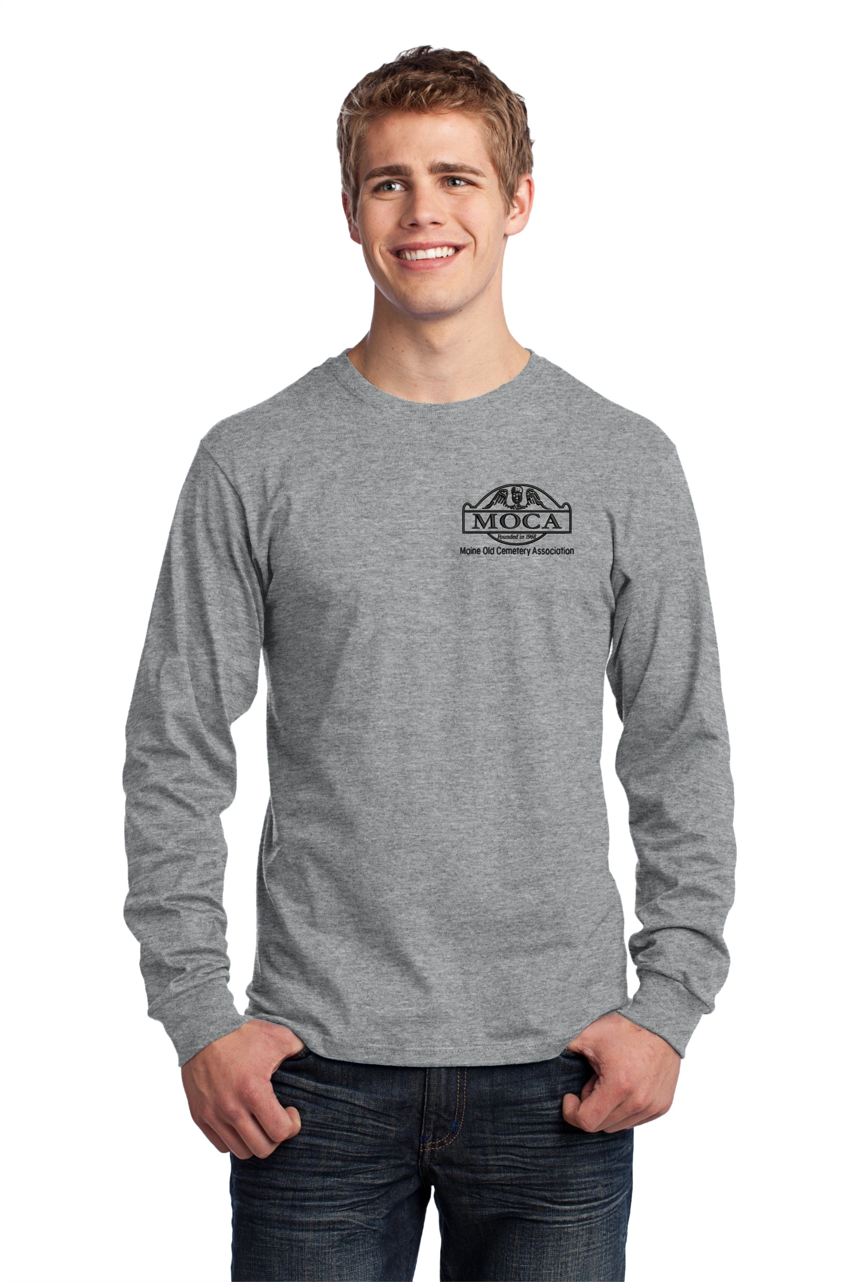 MOCA-Port & Company® Long Sleeve Core Cotton Tee