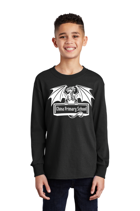 Port & Company® Youth Long Sleeve Core Cotton Tee