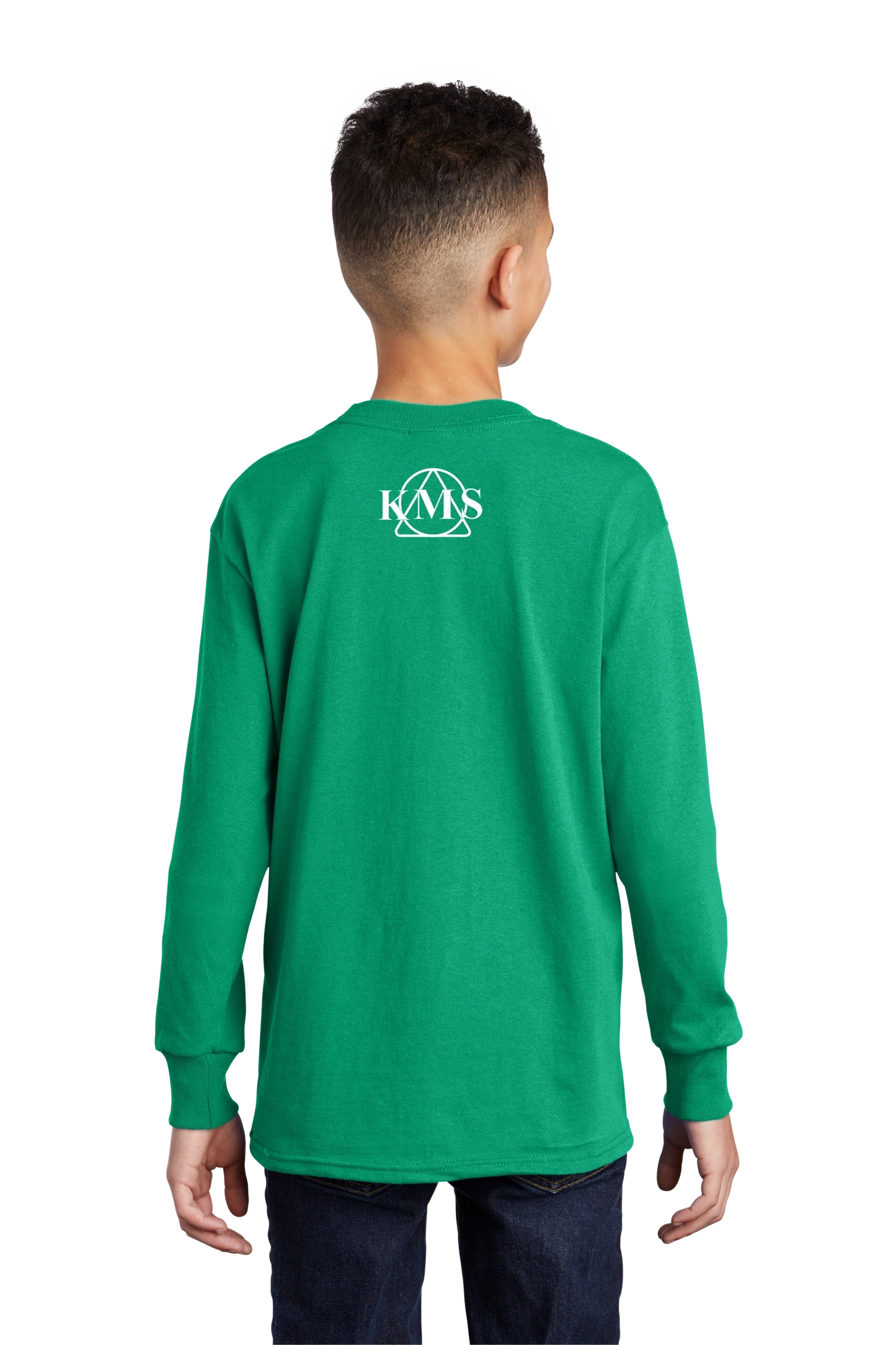 KMS-Port & Company® Youth Long Sleeve Core Cotton Tee