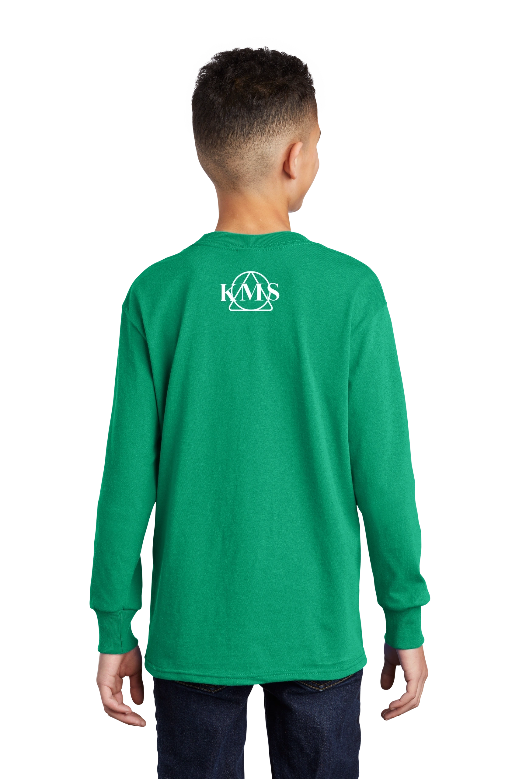 KMS-Port & Company® Youth Long Sleeve Core Cotton Tee