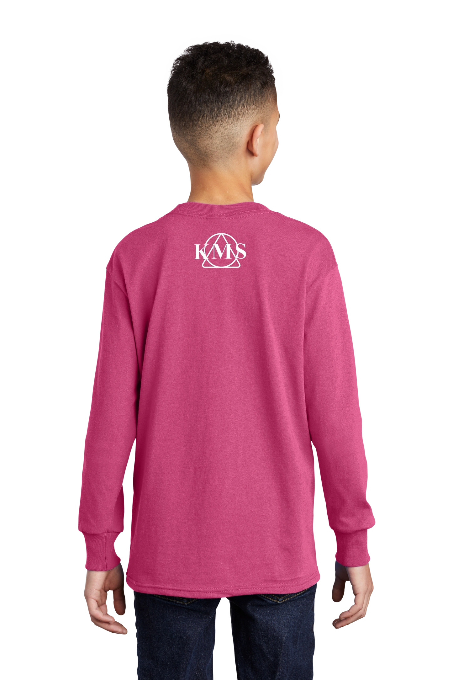 KMS-Port & Company® Youth Long Sleeve Core Cotton Tee