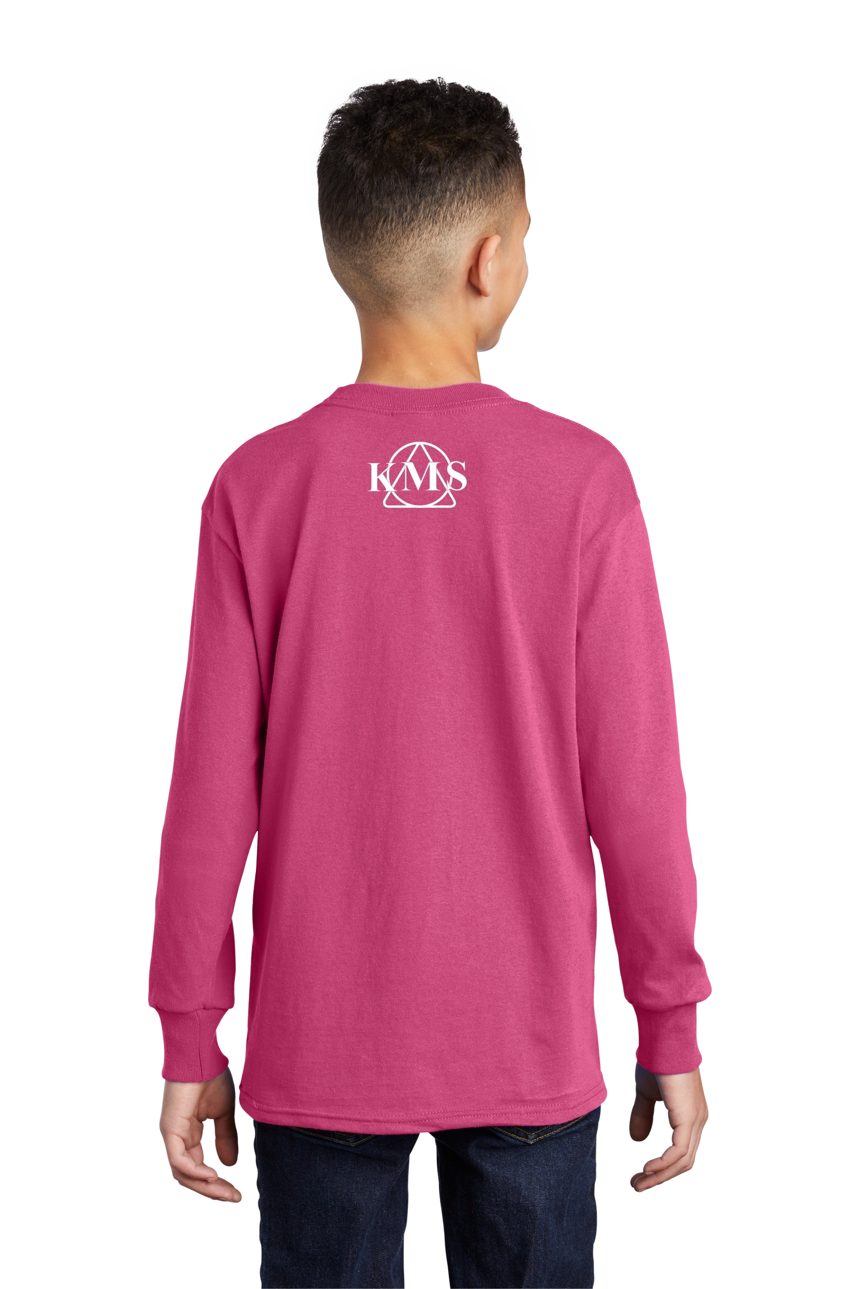 KMS-Port & Company® Youth Long Sleeve Core Cotton Tee