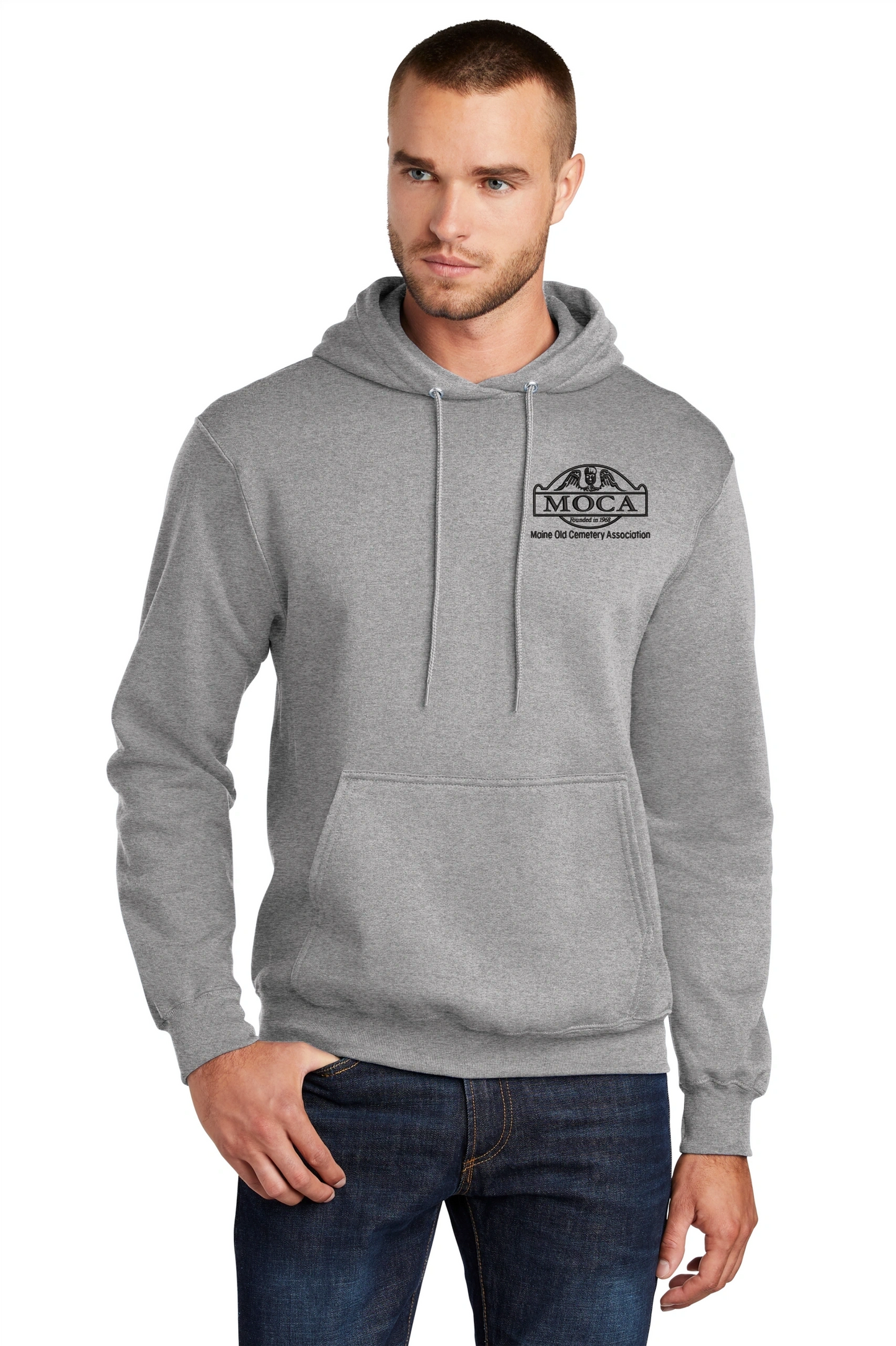 MOCA-Port & Company® Core Fleece Pullover Hooded Sweatshirt