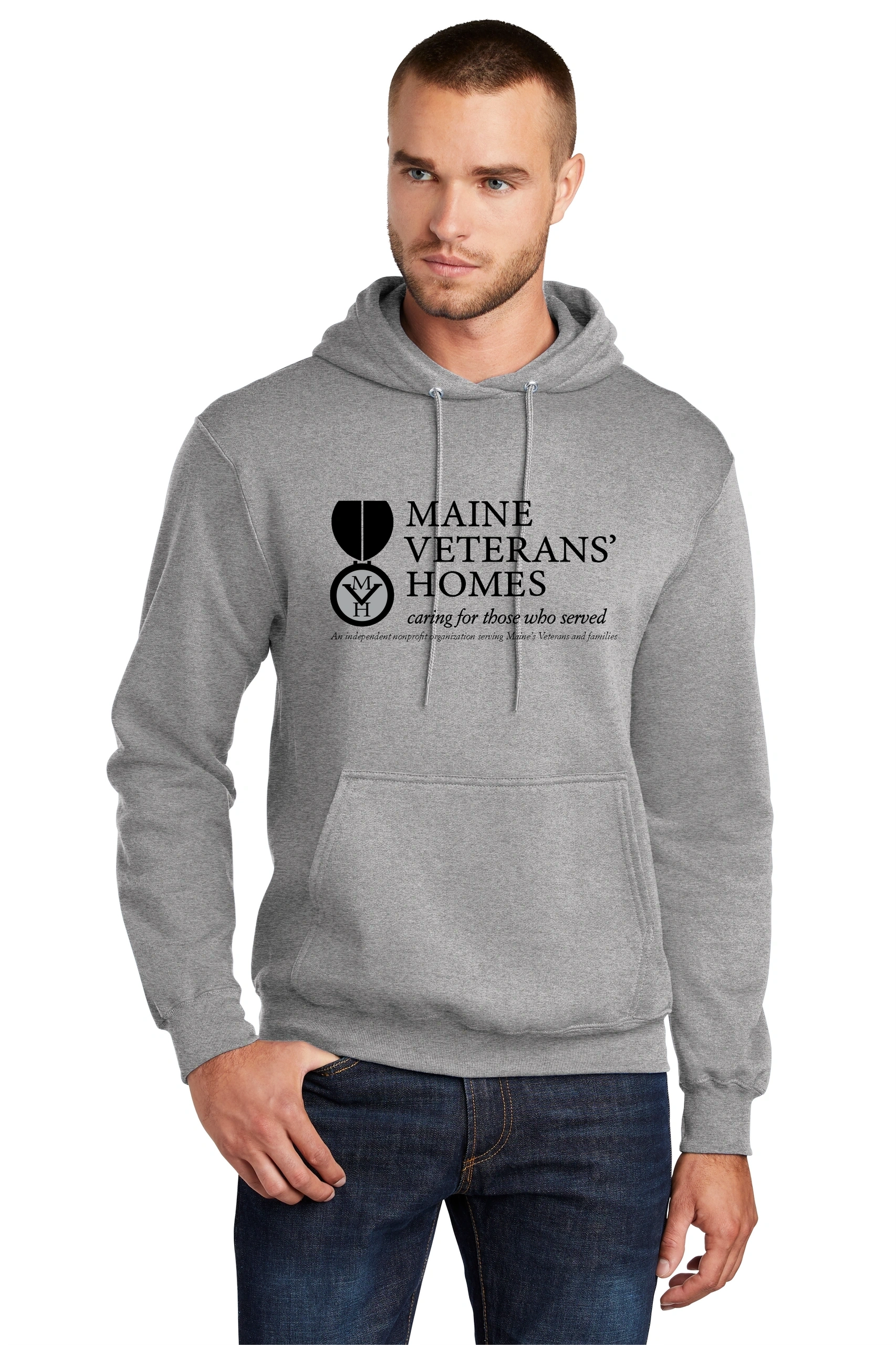 Maine Veterans'-Port & Company® - Hooded Sweatshirt