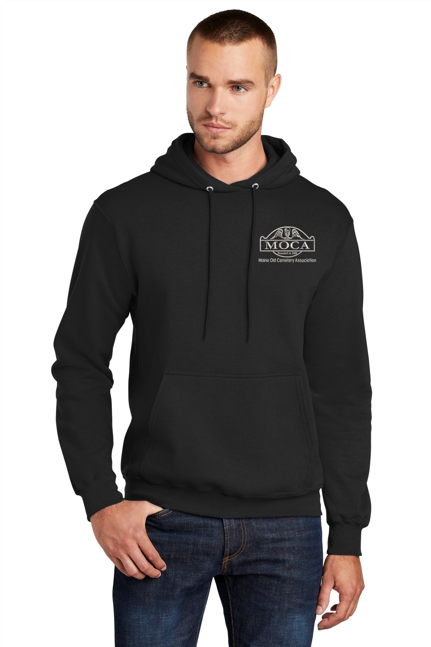 MOCA-Port & Company® Core Fleece Pullover Hooded Sweatshirt