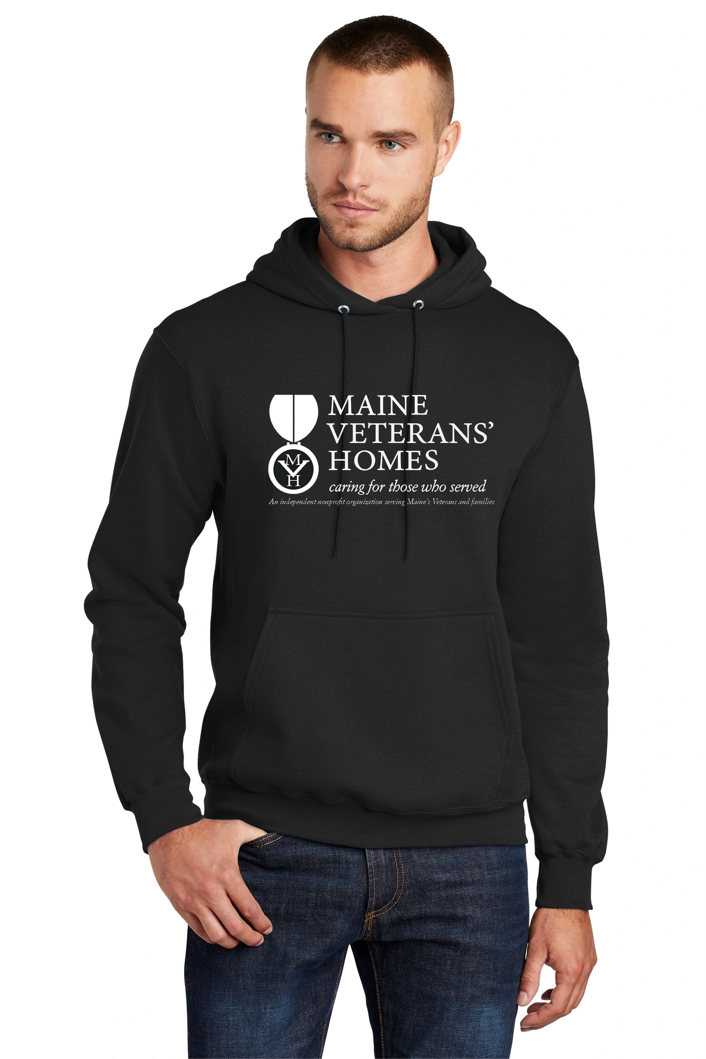 Maine Veterans'-Port & Company® - Hooded Sweatshirt