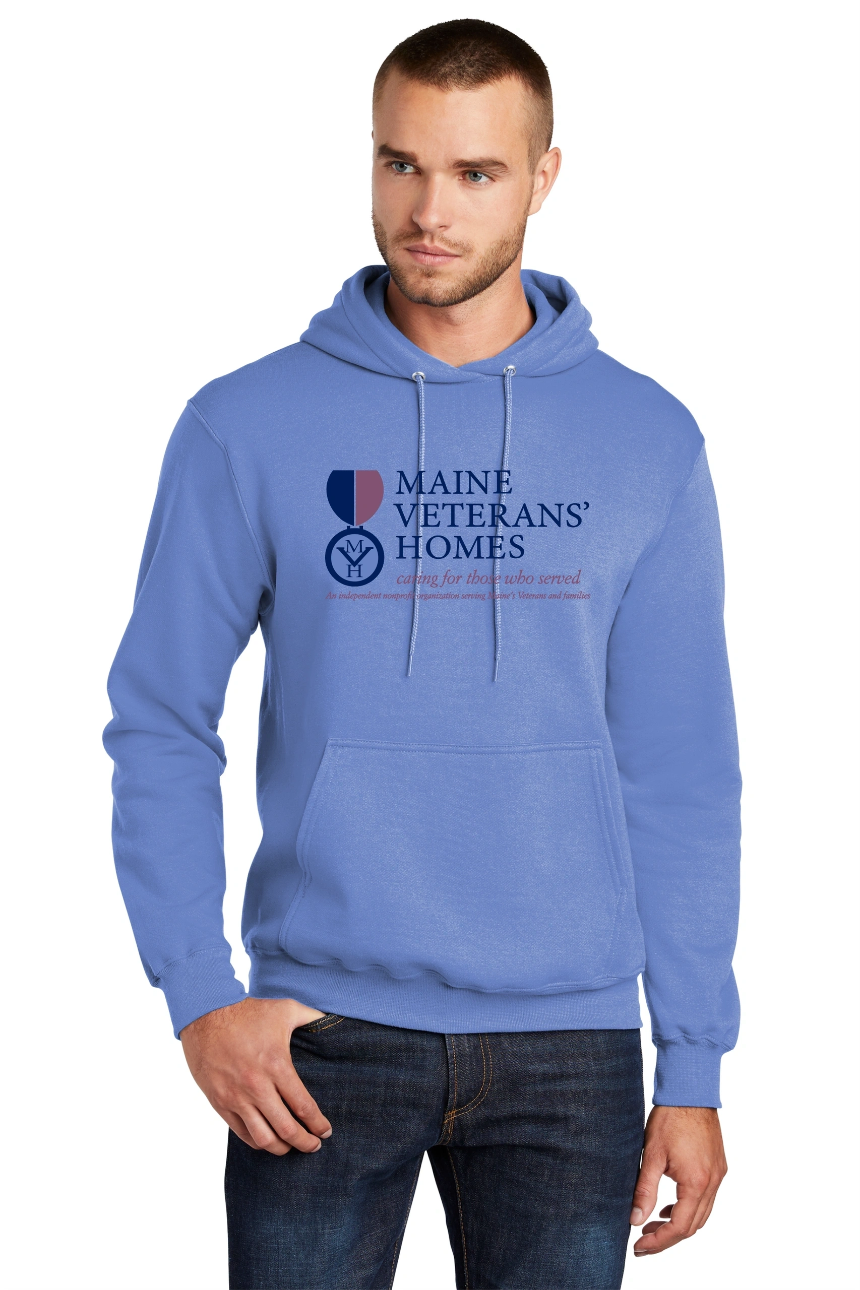 Maine Veterans'-Port & Company® - Hooded Sweatshirt-2COLOR