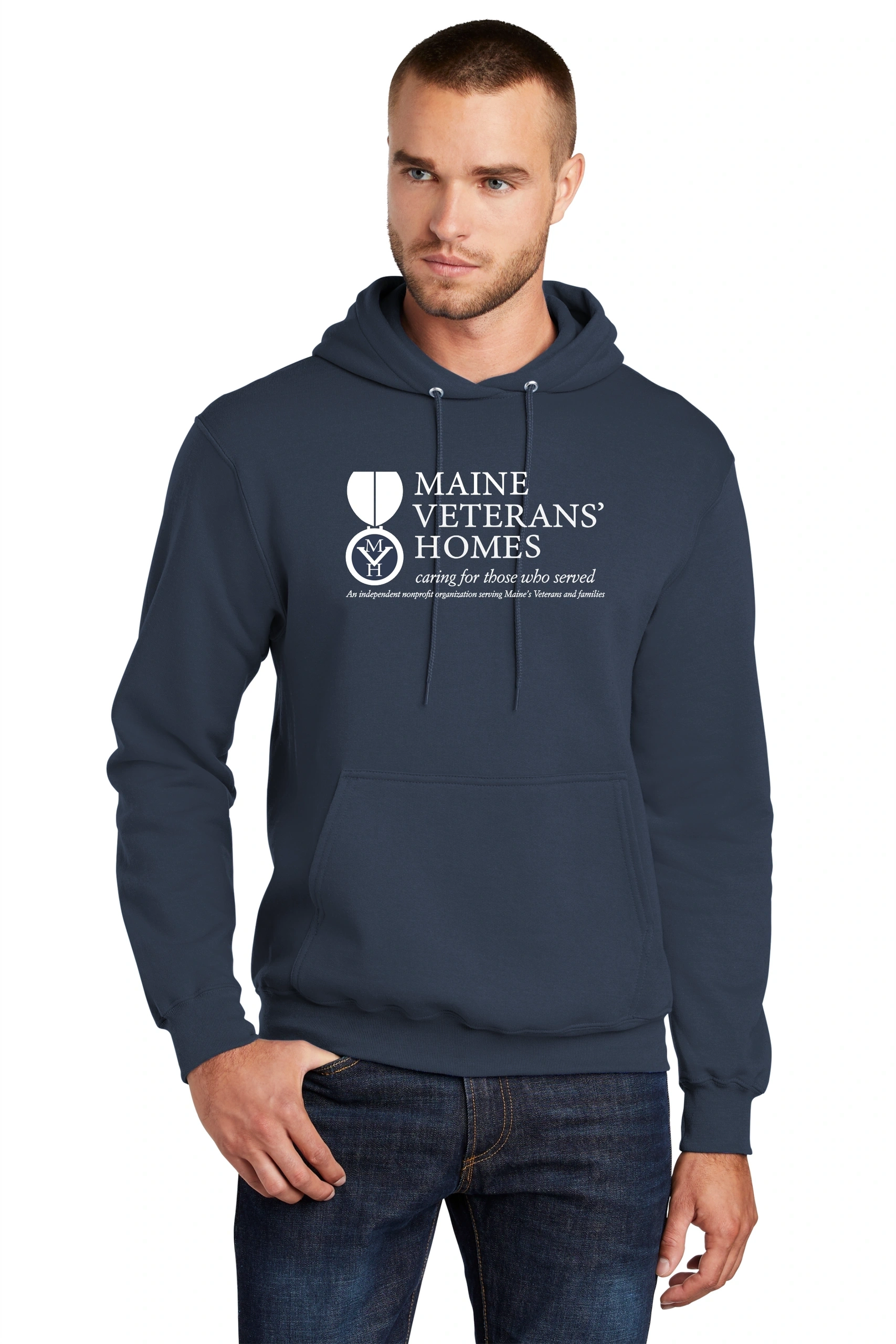 Maine Veterans'-Port & Company® - Hooded Sweatshirt