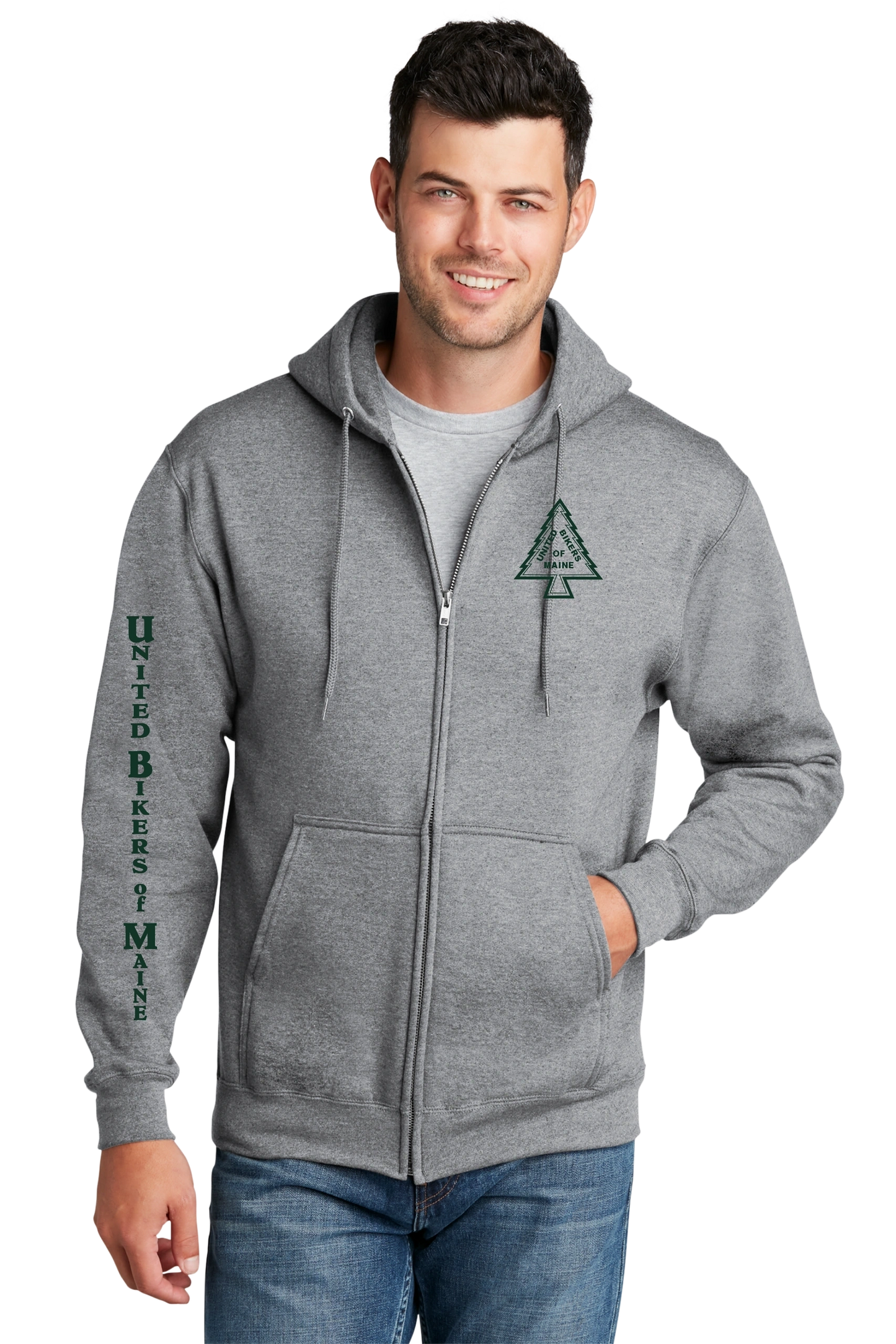 UBM-Port & Company® Core Fleece Full-Zip Hooded Sweatshirt