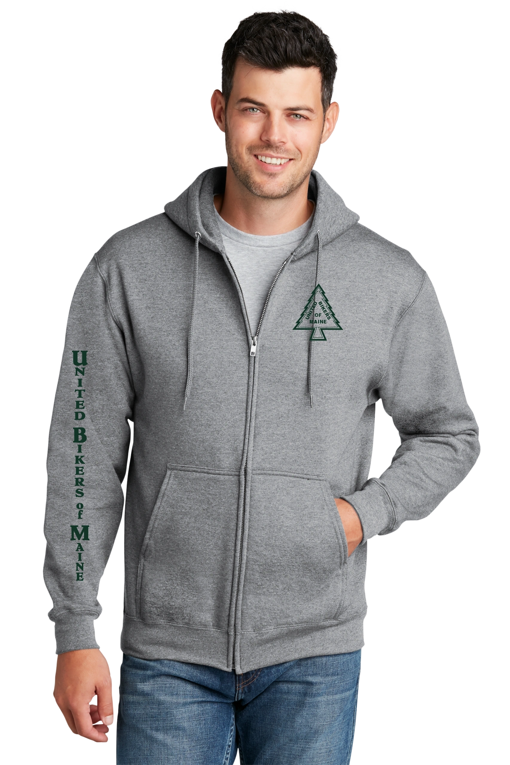 UBM-Port & Company® Core Fleece Full-Zip Hooded Sweatshirt