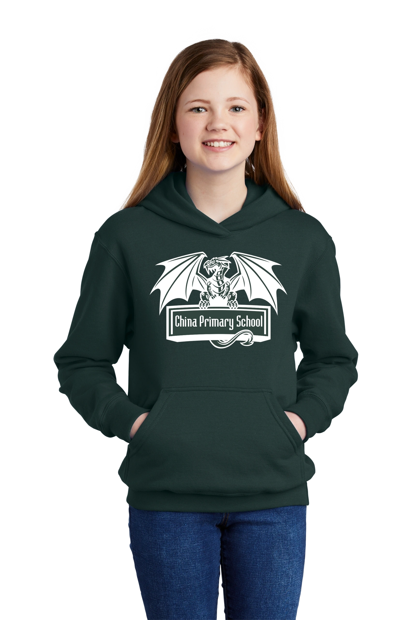 Port & Company® Youth Core Fleece Pullover Hooded Sweatshirt