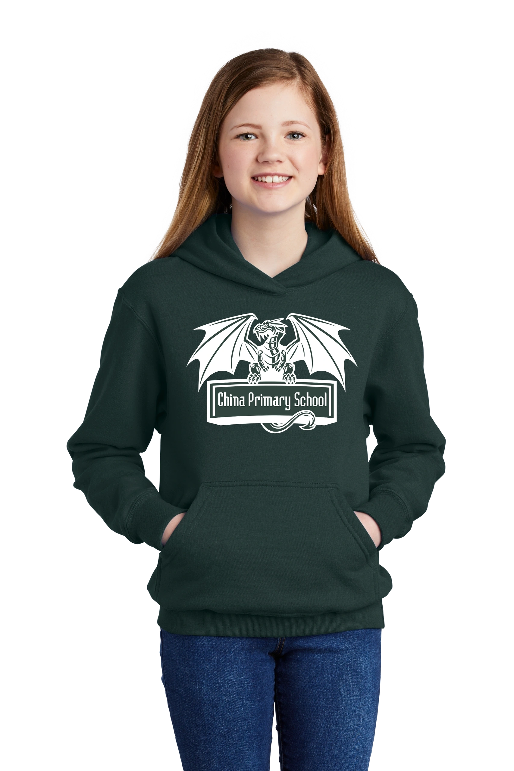 Port & Company® Youth Core Fleece Pullover Hooded Sweatshirt