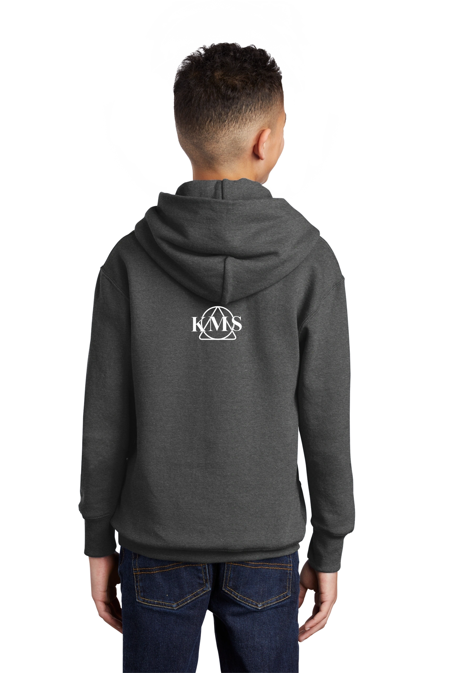 KMS-Port & Company® Youth Core Fleece Pullover Hooded Sweatshirt