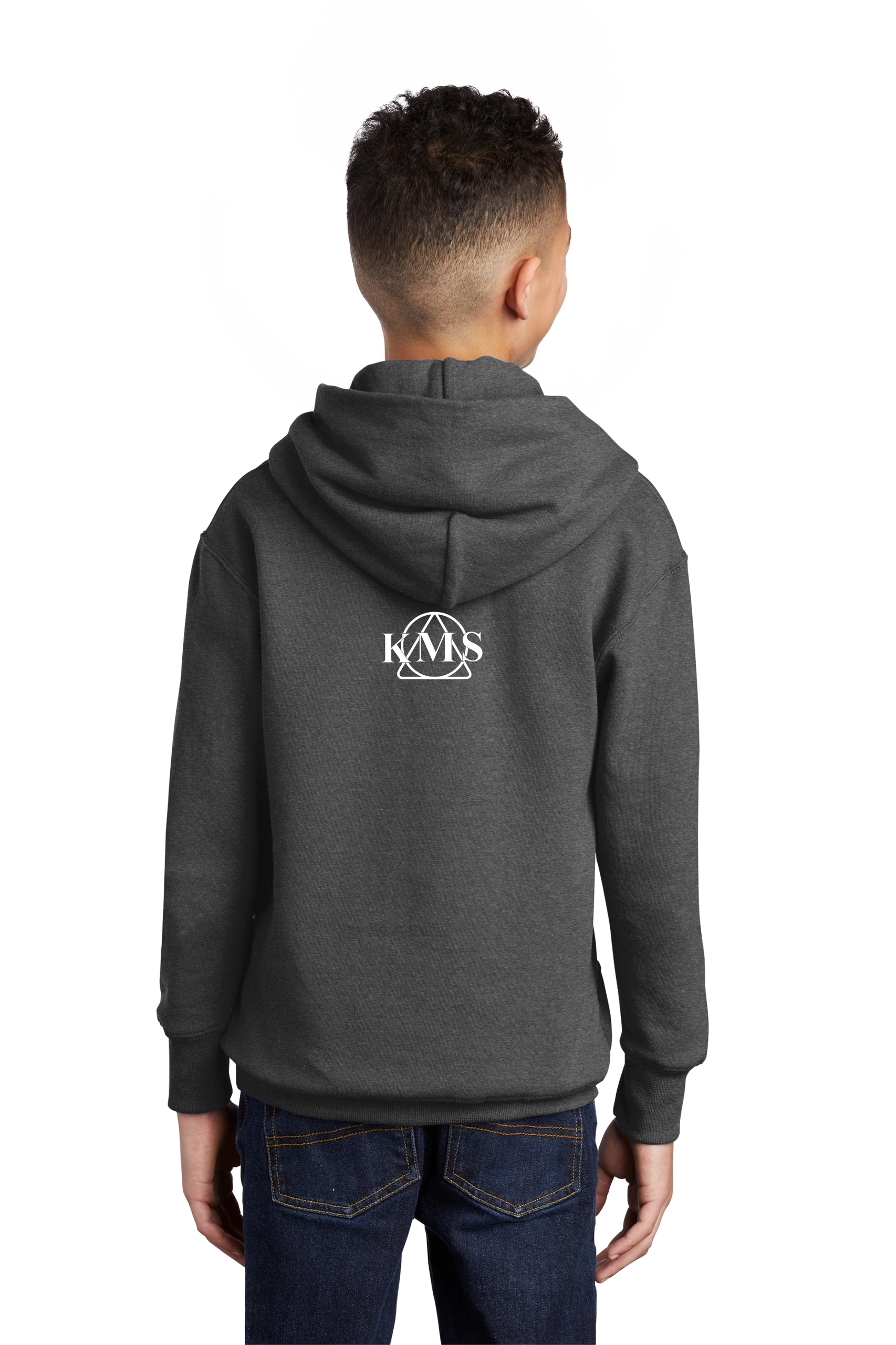 KMS-Port & Company® Youth Core Fleece Pullover Hooded Sweatshirt