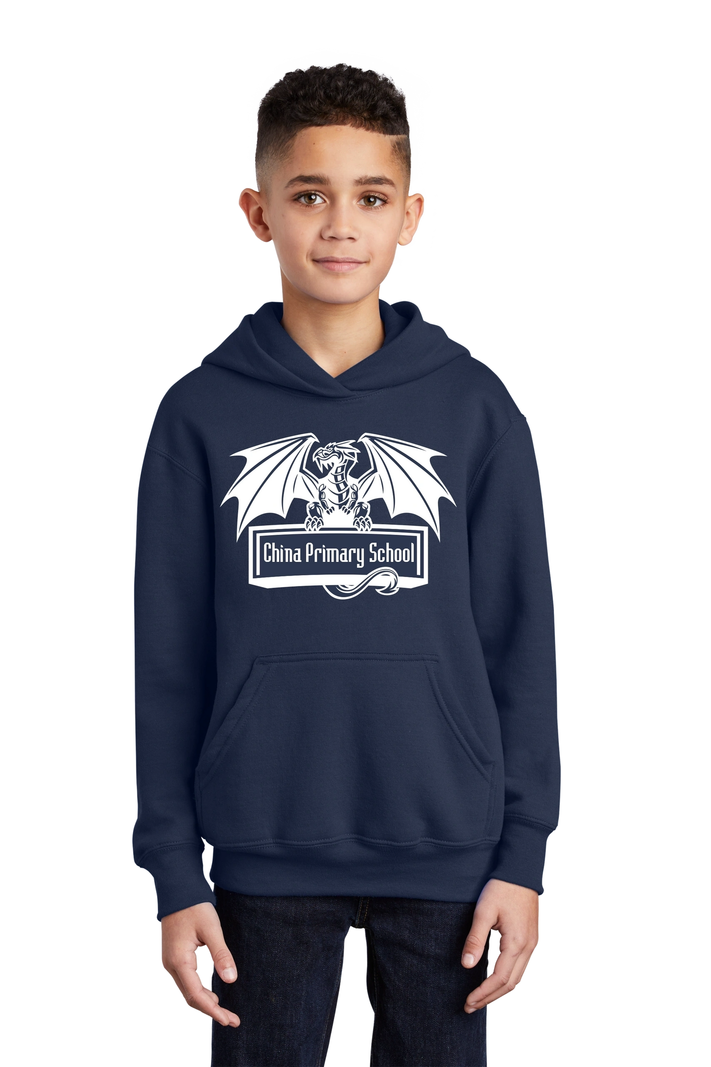 Port & Company® Youth Core Fleece Pullover Hooded Sweatshirt