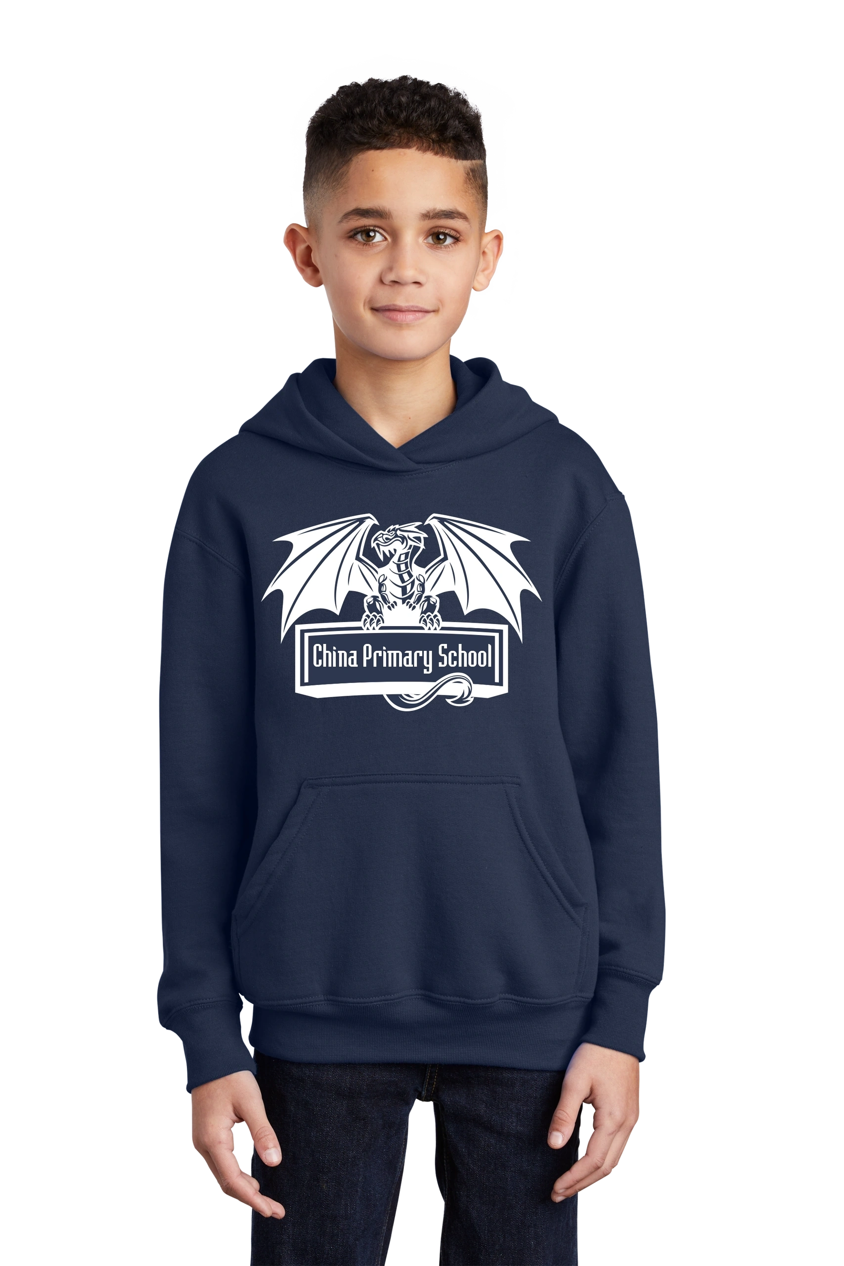 Port & Company® Youth Core Fleece Pullover Hooded Sweatshirt