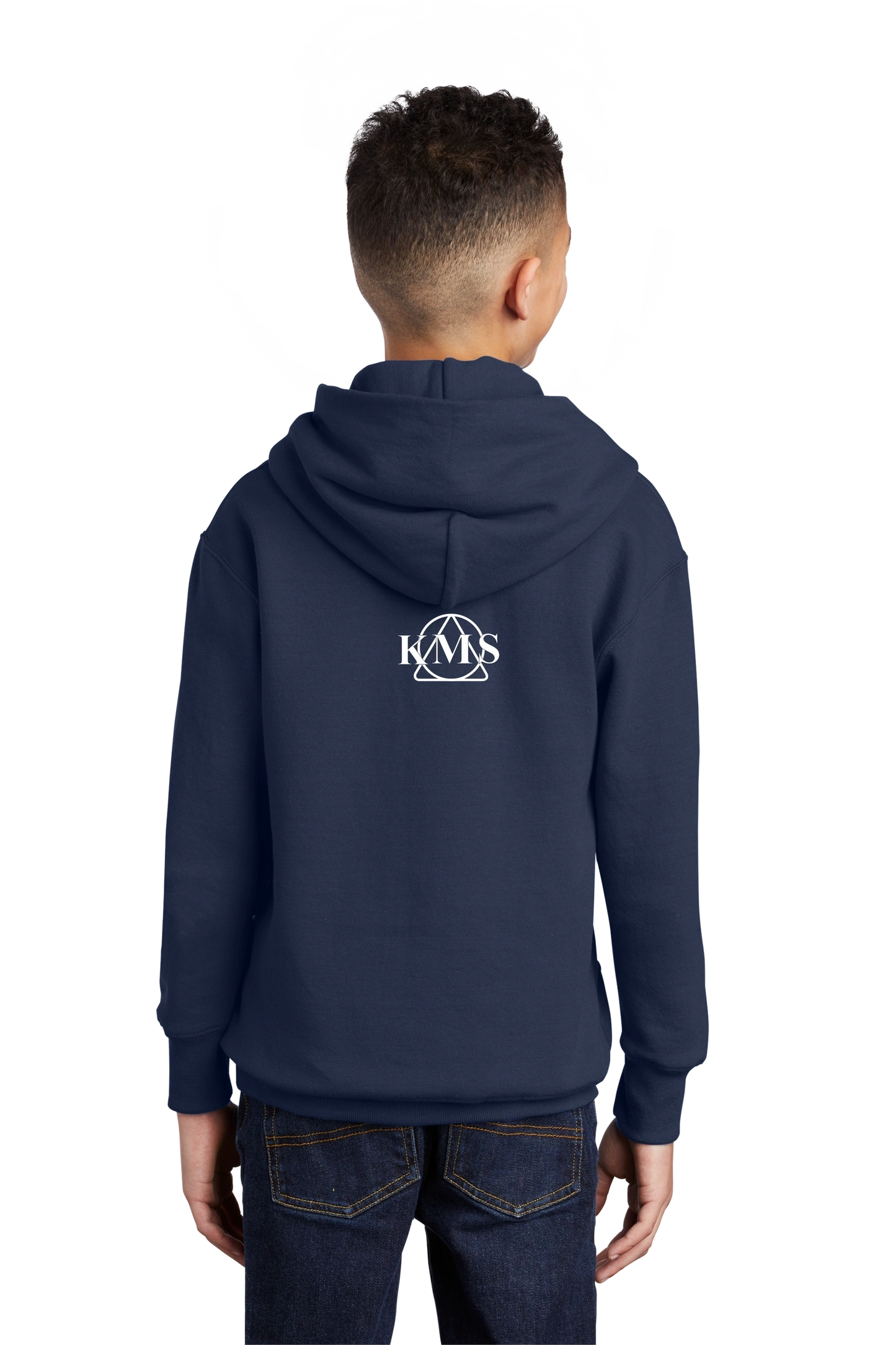 KMS-Port & Company® Youth Core Fleece Pullover Hooded Sweatshirt