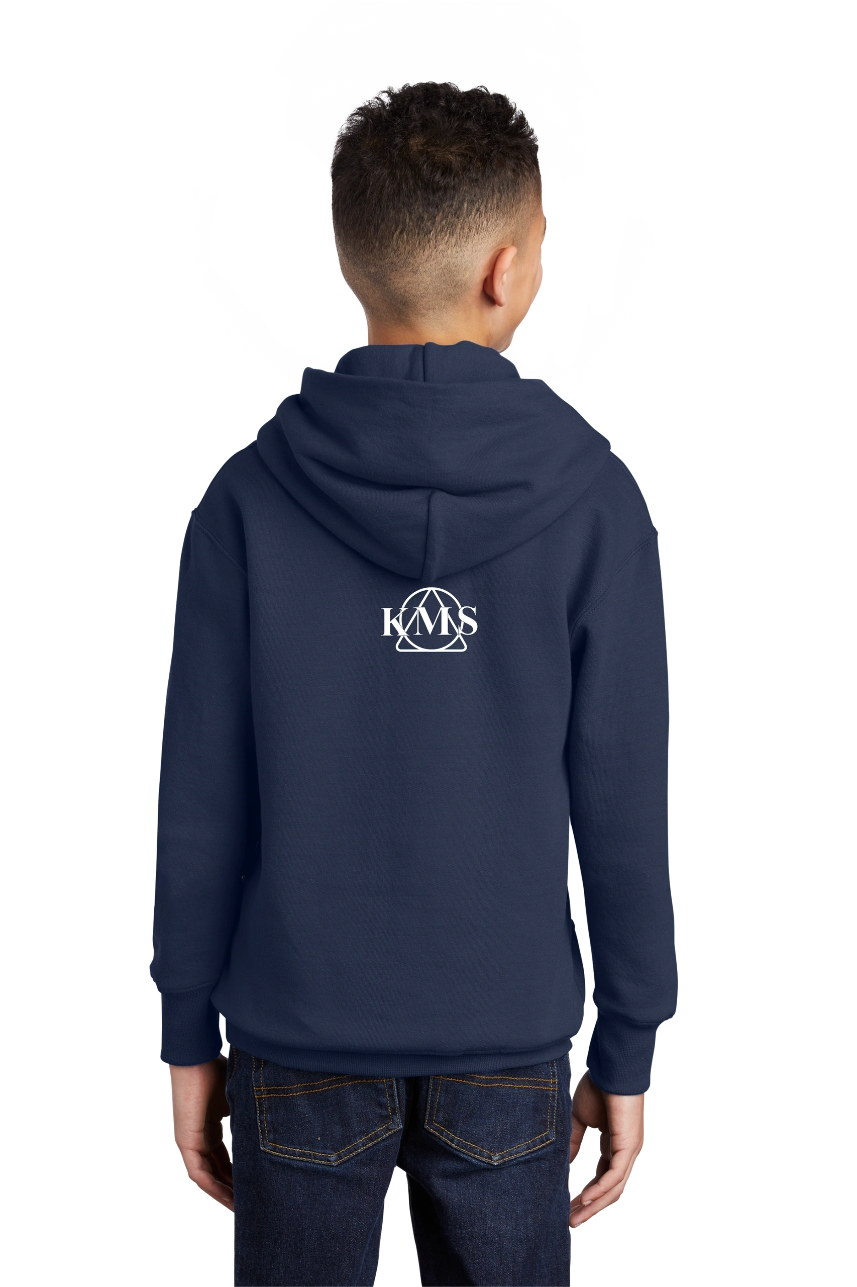 KMS-Port & Company® Youth Core Fleece Pullover Hooded Sweatshirt