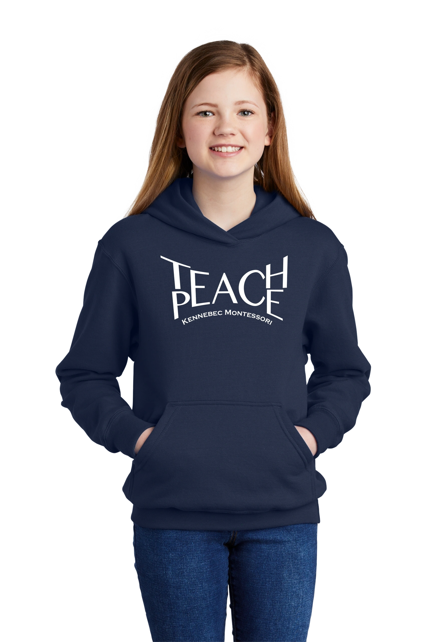 KMS-Port & Company® Youth Core Fleece Pullover Hooded Sweatshirt