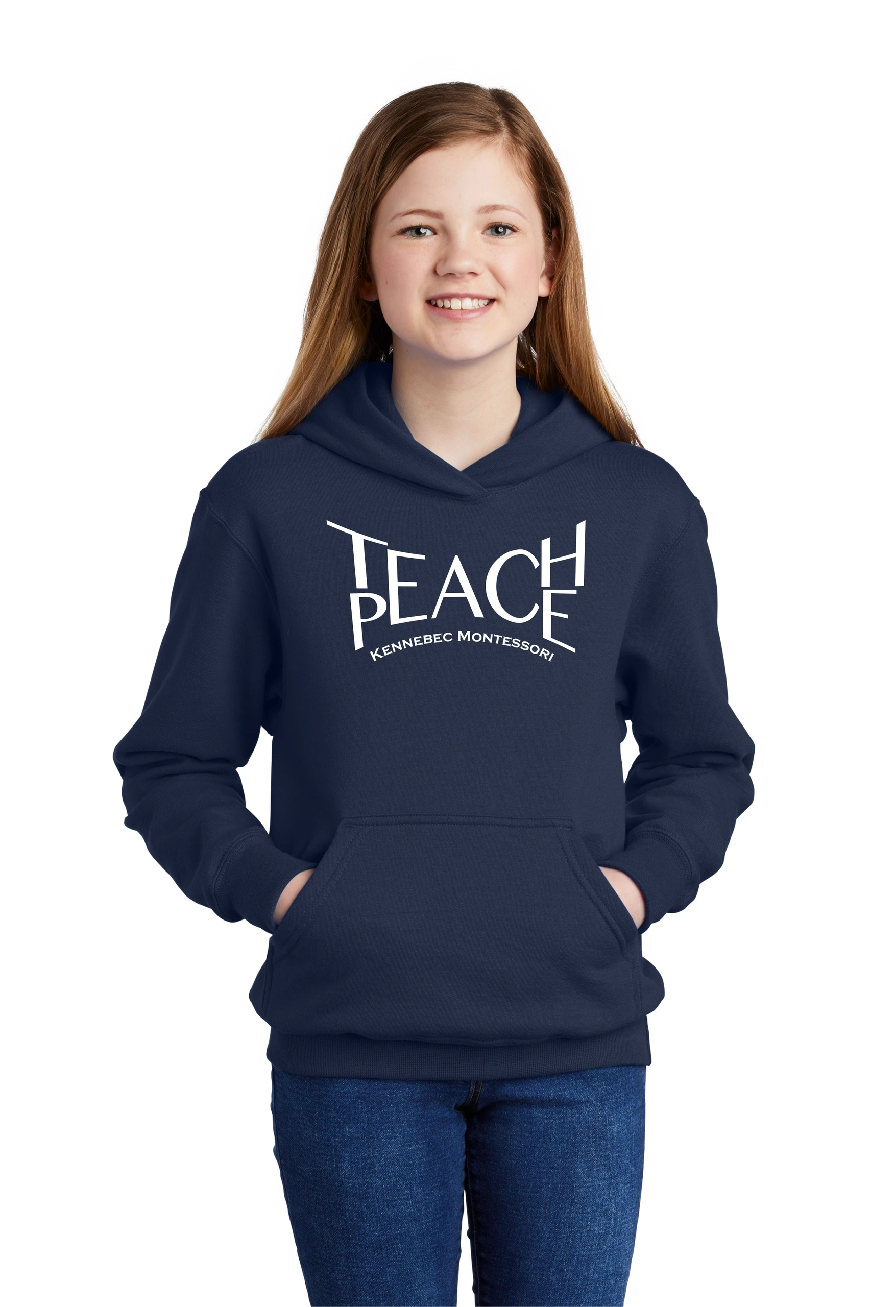 KMS-Port & Company® Youth Core Fleece Pullover Hooded Sweatshirt