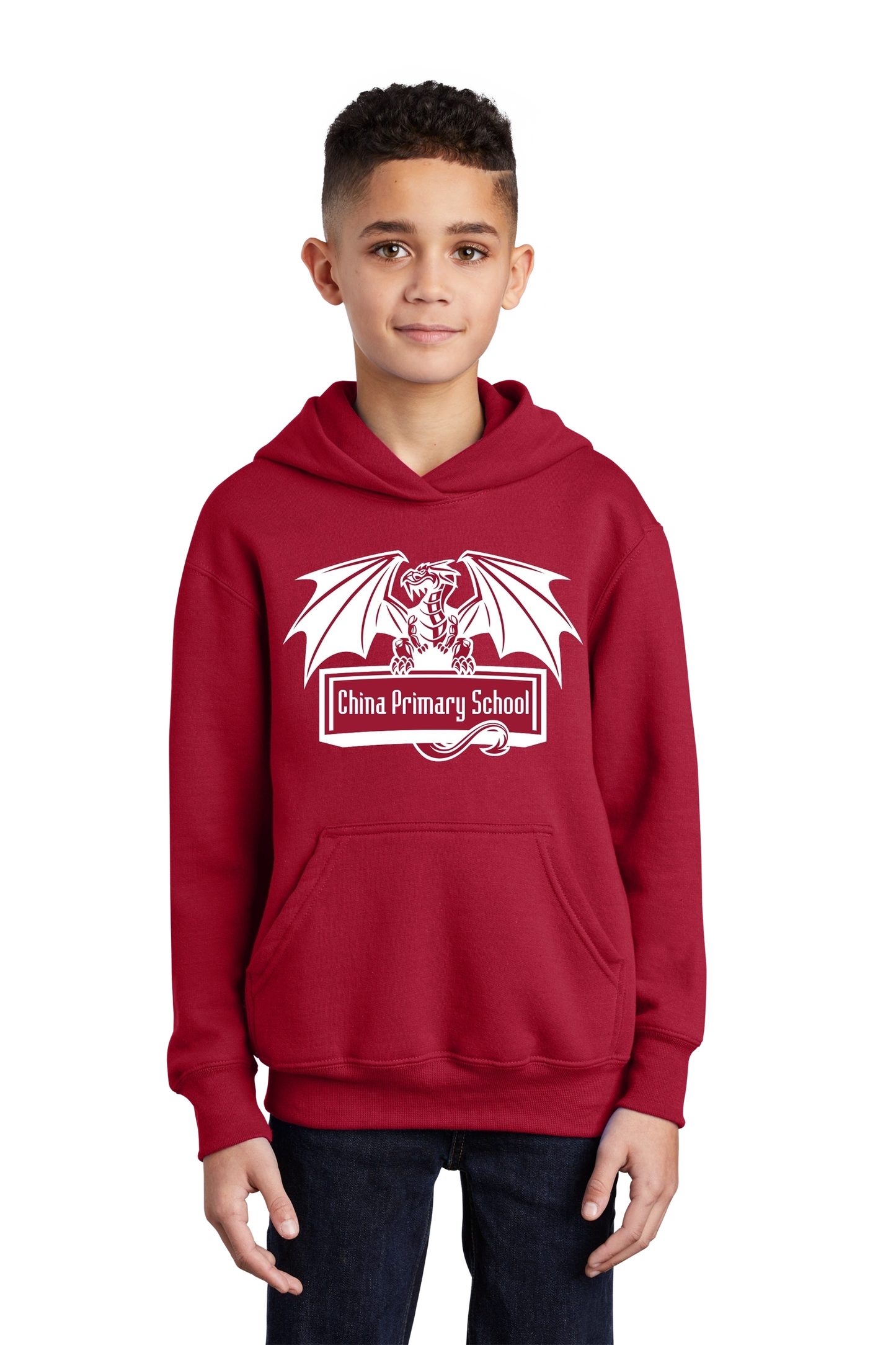 Port & Company® Youth Core Fleece Pullover Hooded Sweatshirt