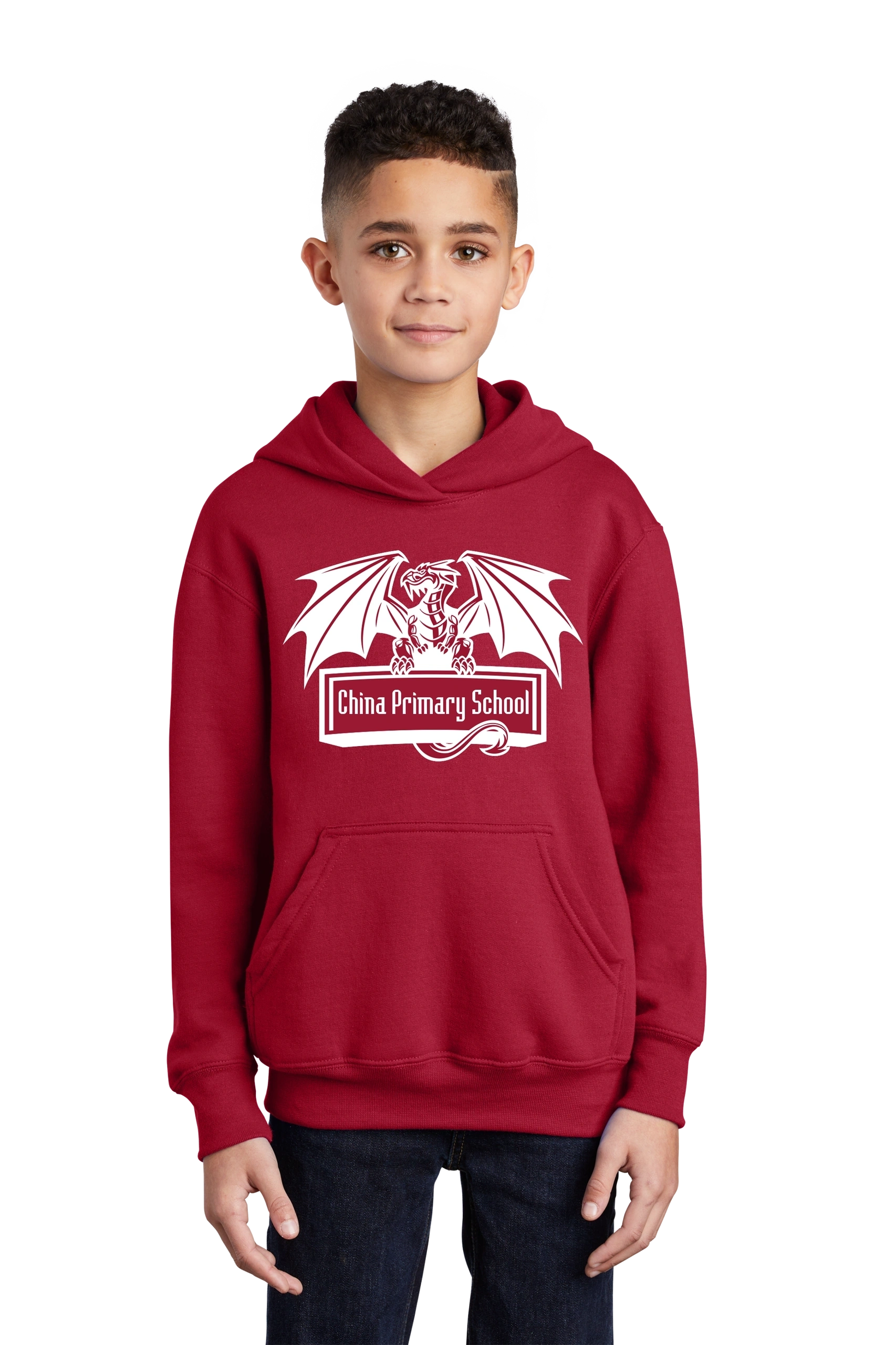 Port & Company® Youth Core Fleece Pullover Hooded Sweatshirt