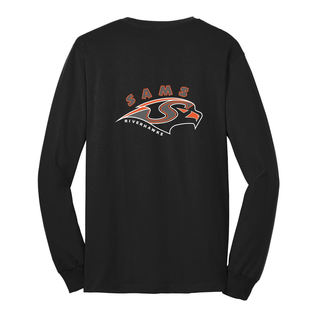 Standard Long Sleeve - Jet Black (back)