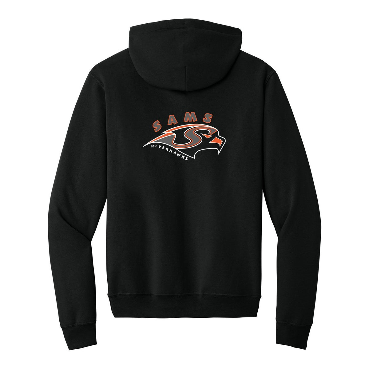 Standard Hoodie - Jet Black (back)