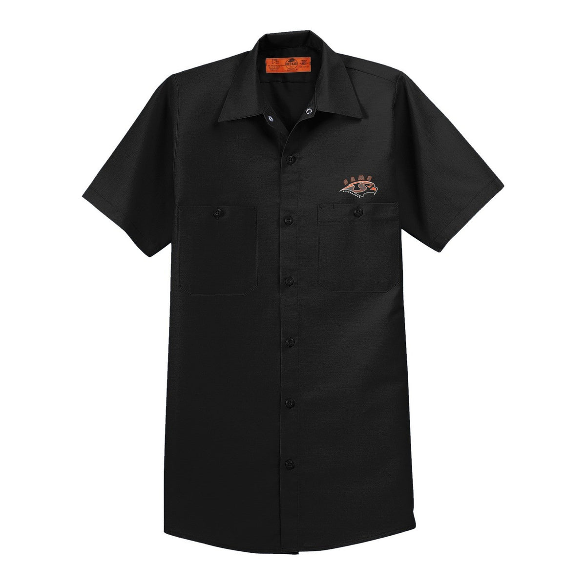 Short Sleeve Industrial Work Shirt - Black