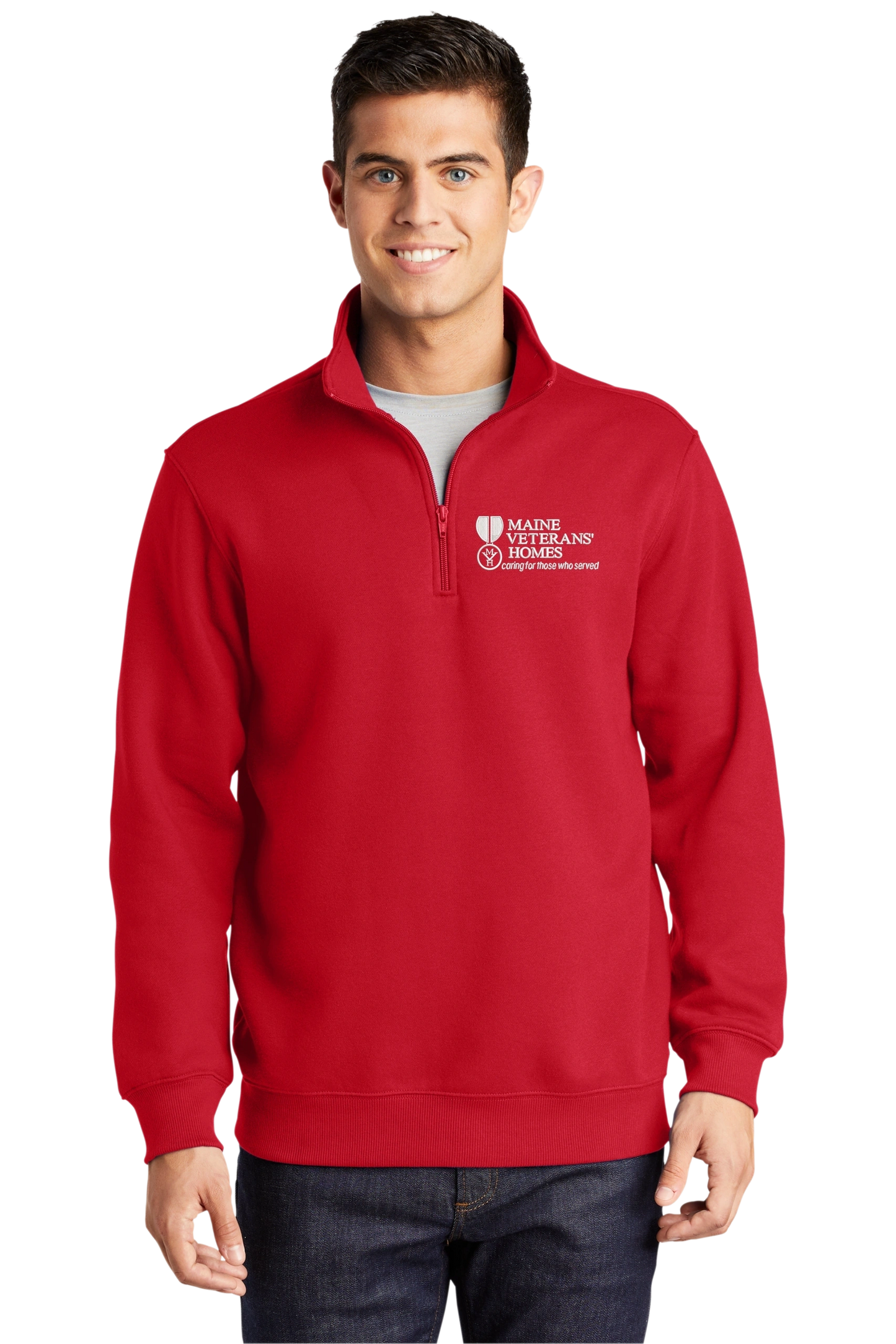 Maine Veterans'-Sport-Tek® 1/4-Zip Sweatshirt