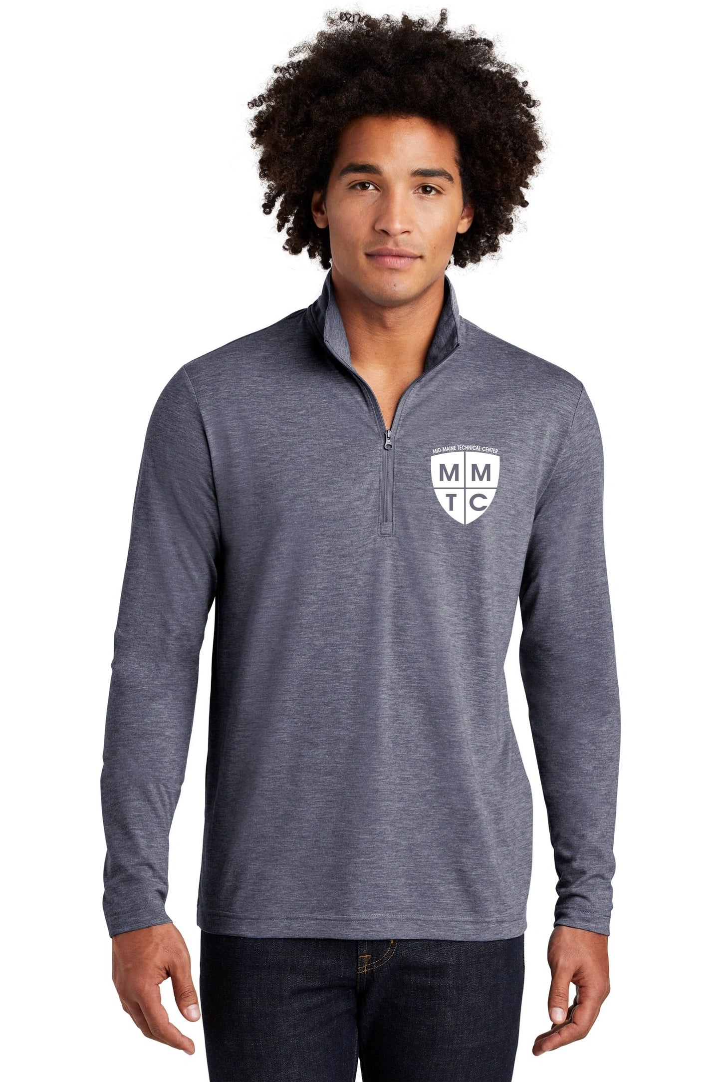 Sport-Tek ® PosiCharge ® Tri-Blend Wicking 1/4-Zip Pullover