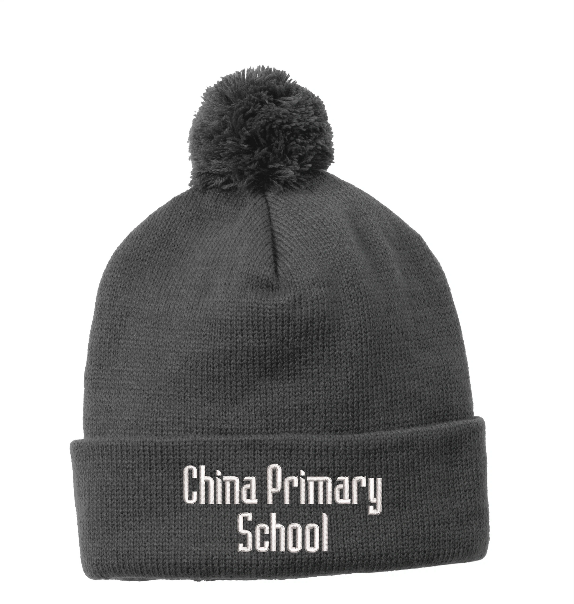 Sport-Tek ® Solid Pom Pom Beanie