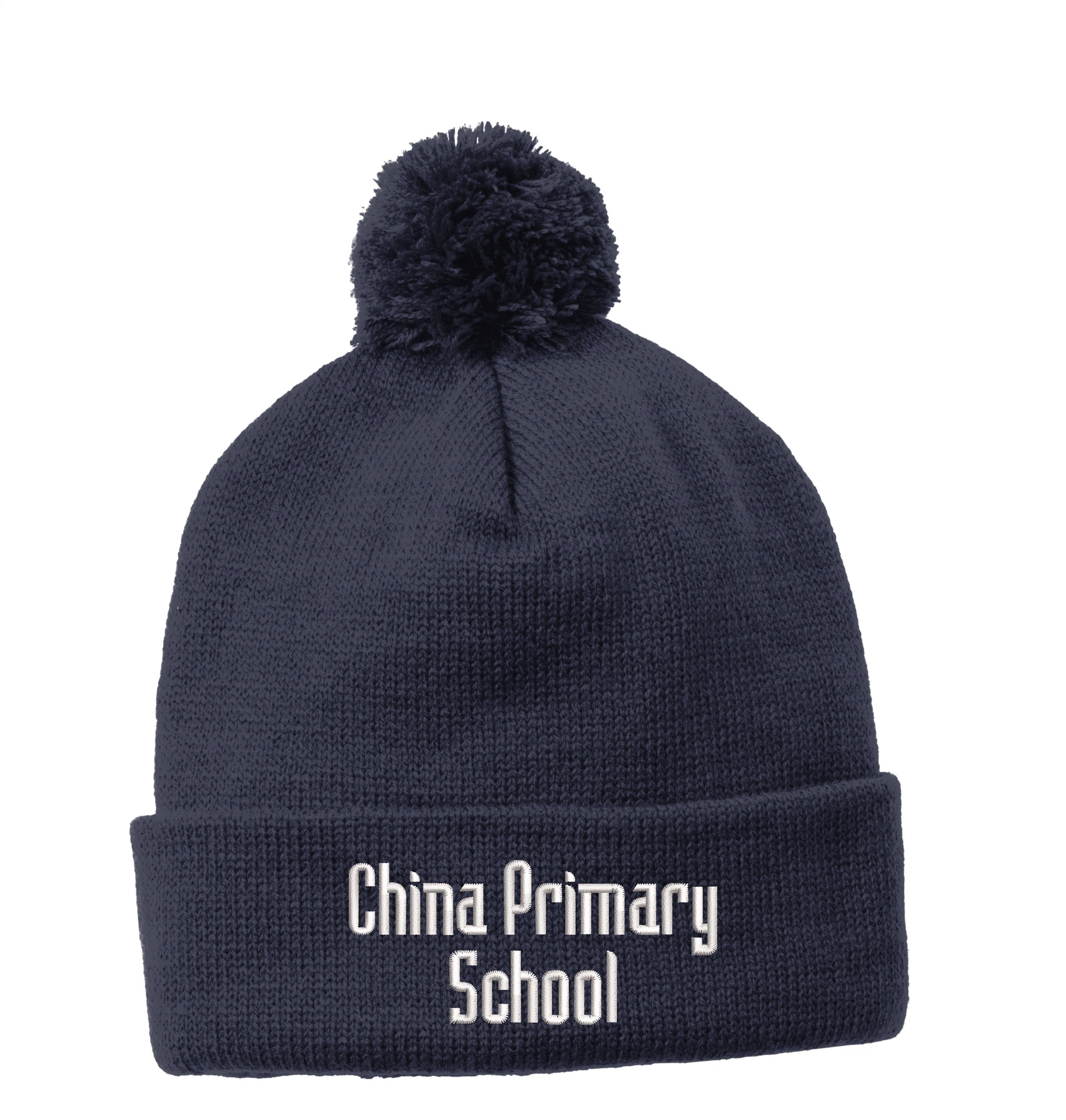 Sport-Tek ® Solid Pom Pom Beanie