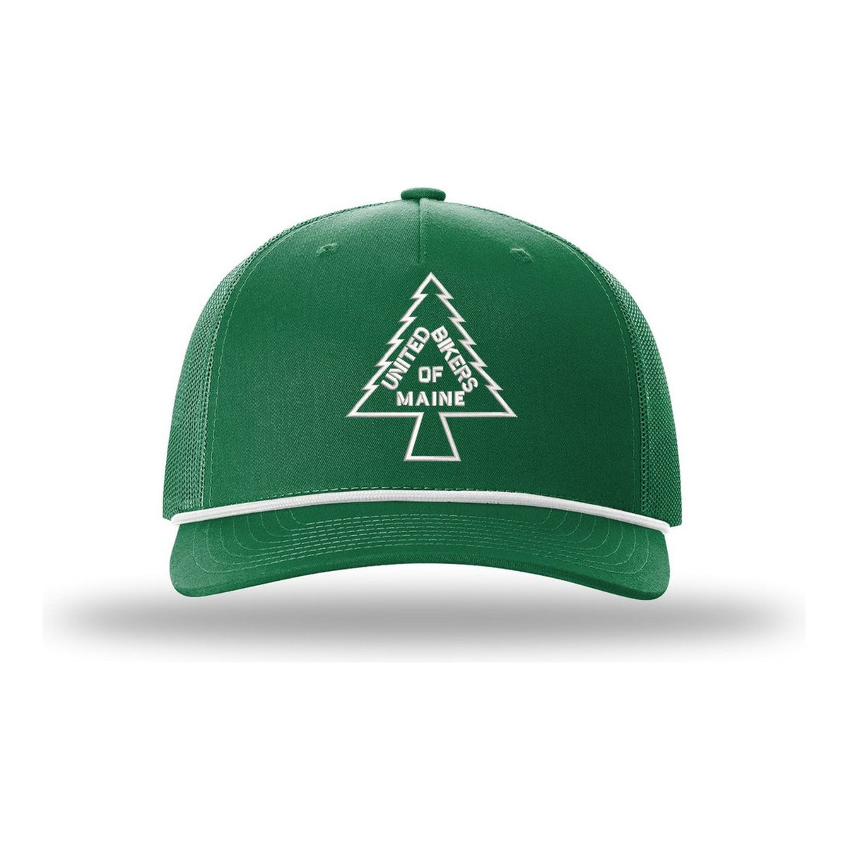 Five-Panel Rope Cap - Kelly/ White