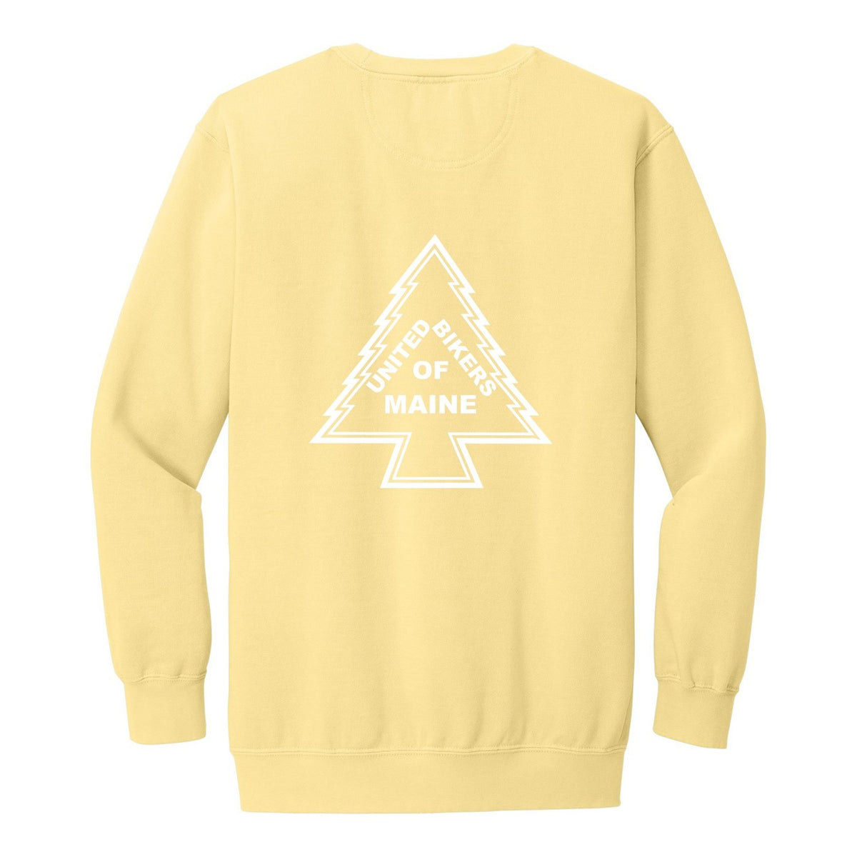 Heavy Weight Crewneck - Butter (back)