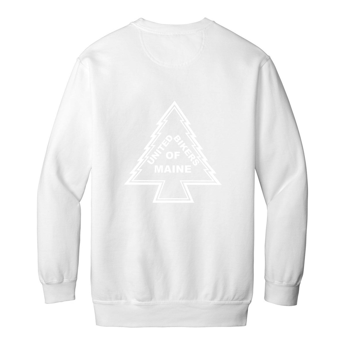 Heavy Weight Crewneck - White (back)