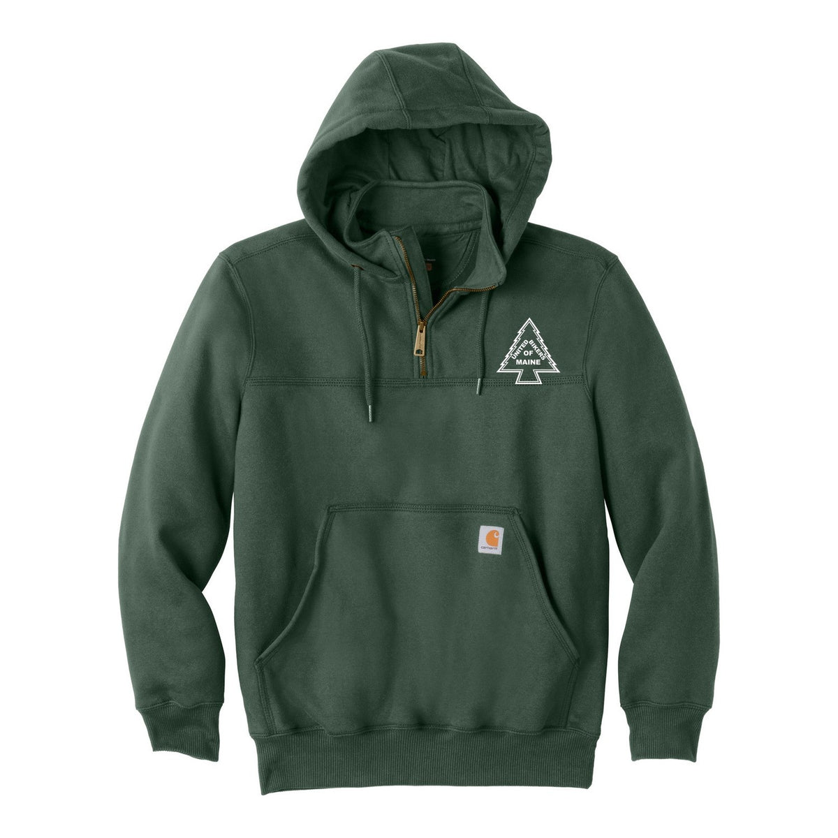 Rain Defender Paxton 1/4-Zip Hoodie - Forestry Green