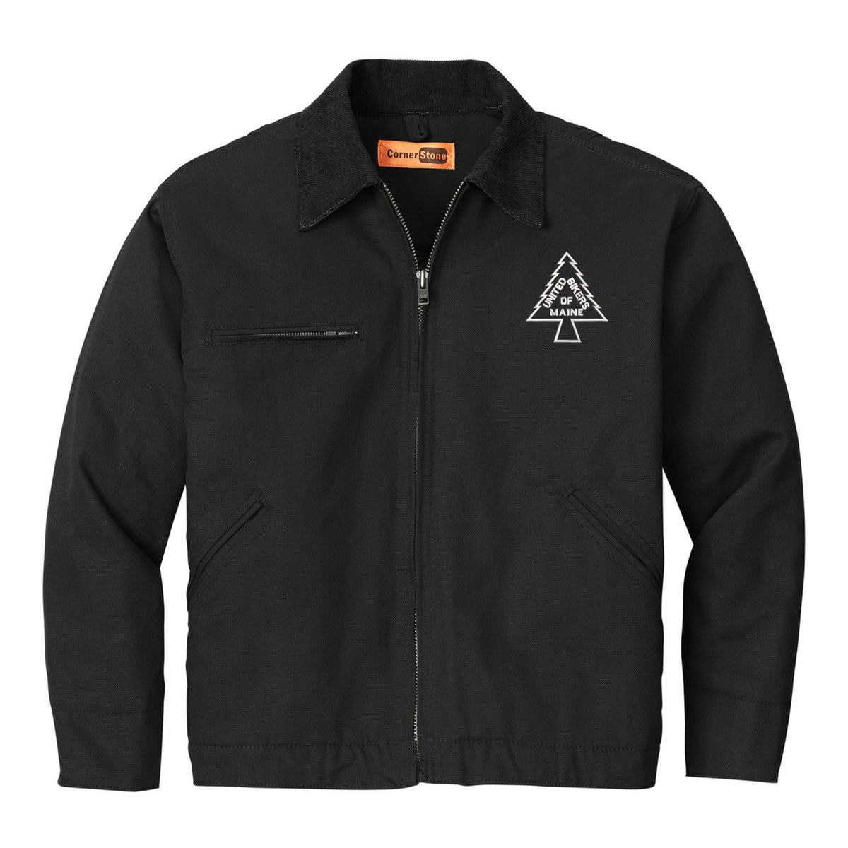 Duck Cloth Work Jacket - Black