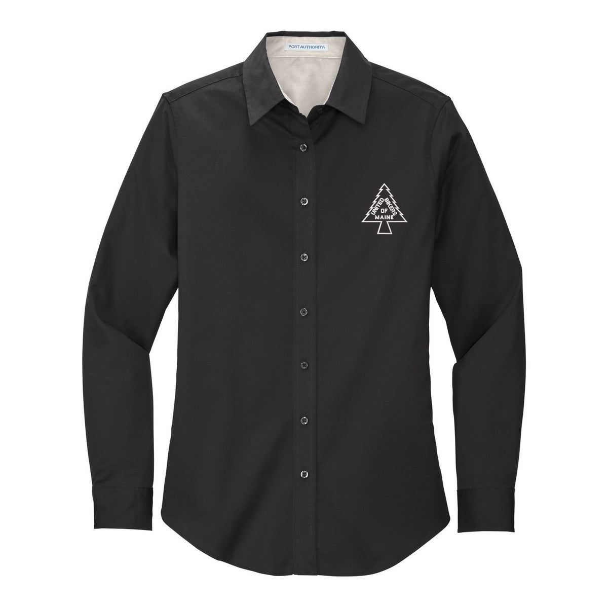 Women's Easy Care Shirt - Black/ Light Stone