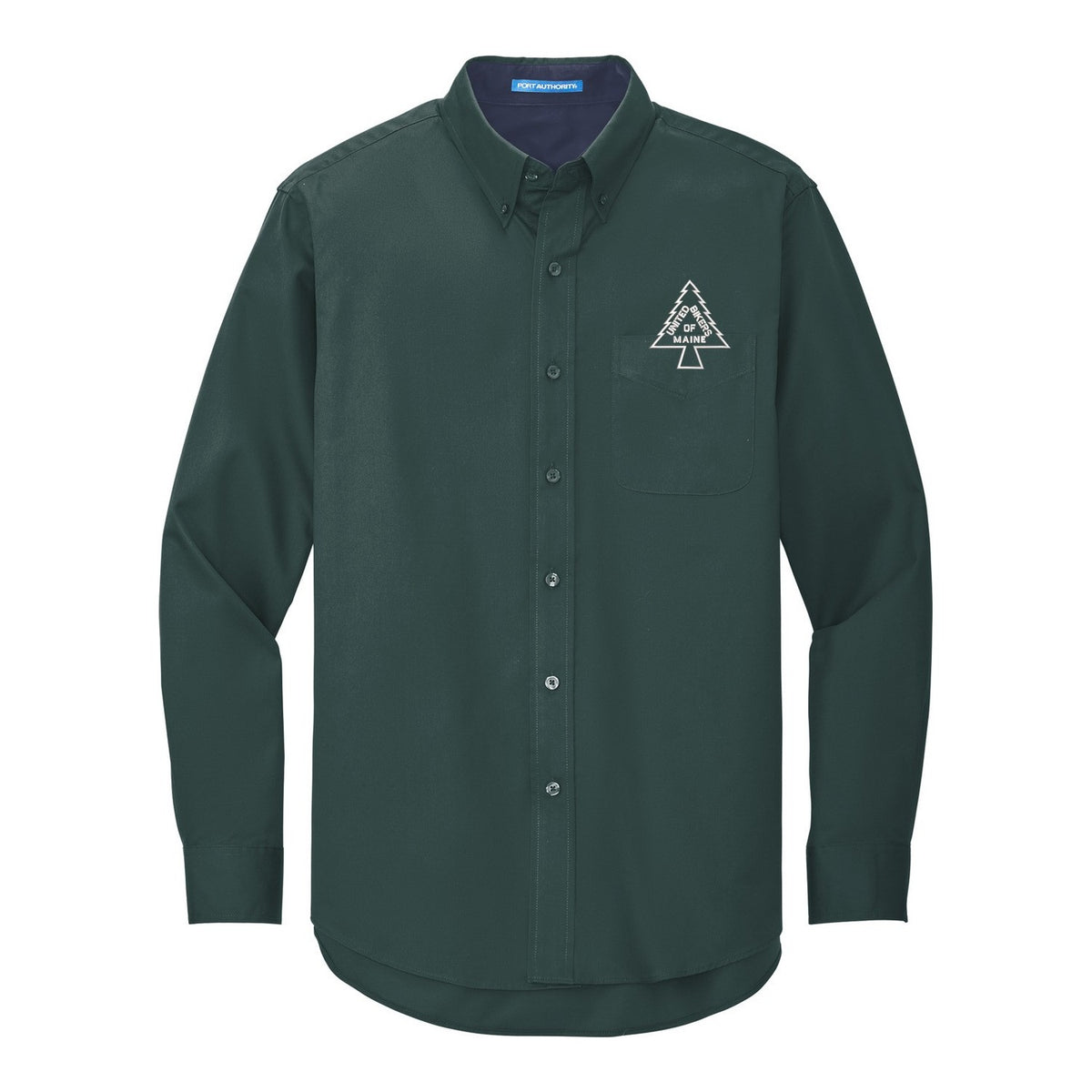 Easy Care Shirt - Dark Green/ Navy