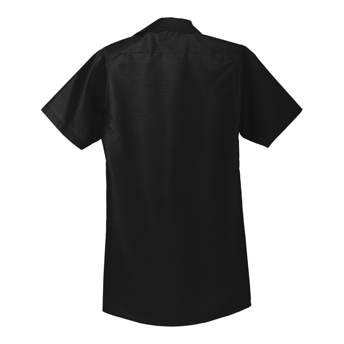 Short Sleeve Industrial Work Shirt - Black (back)
