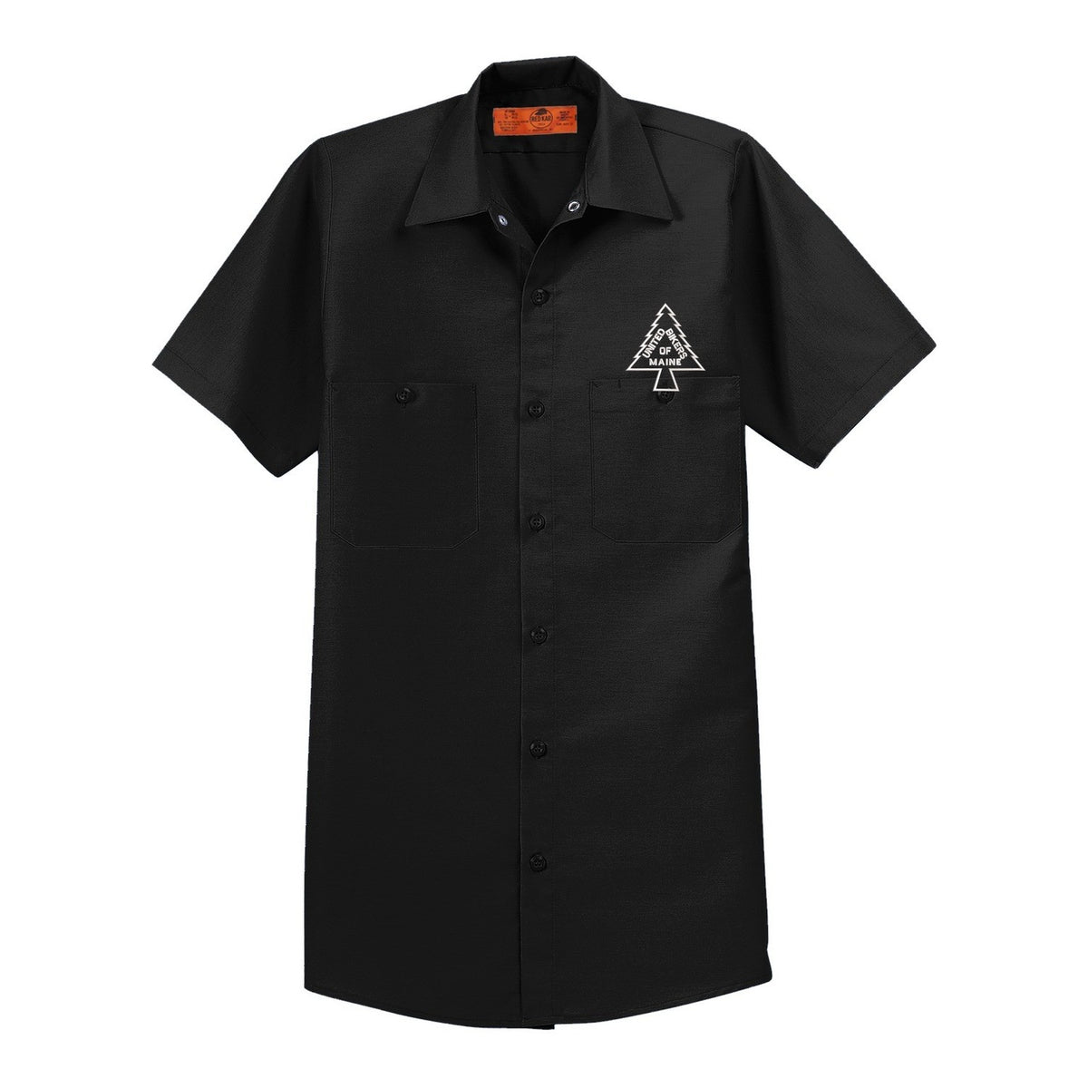 Short Sleeve Industrial Work Shirt - Black