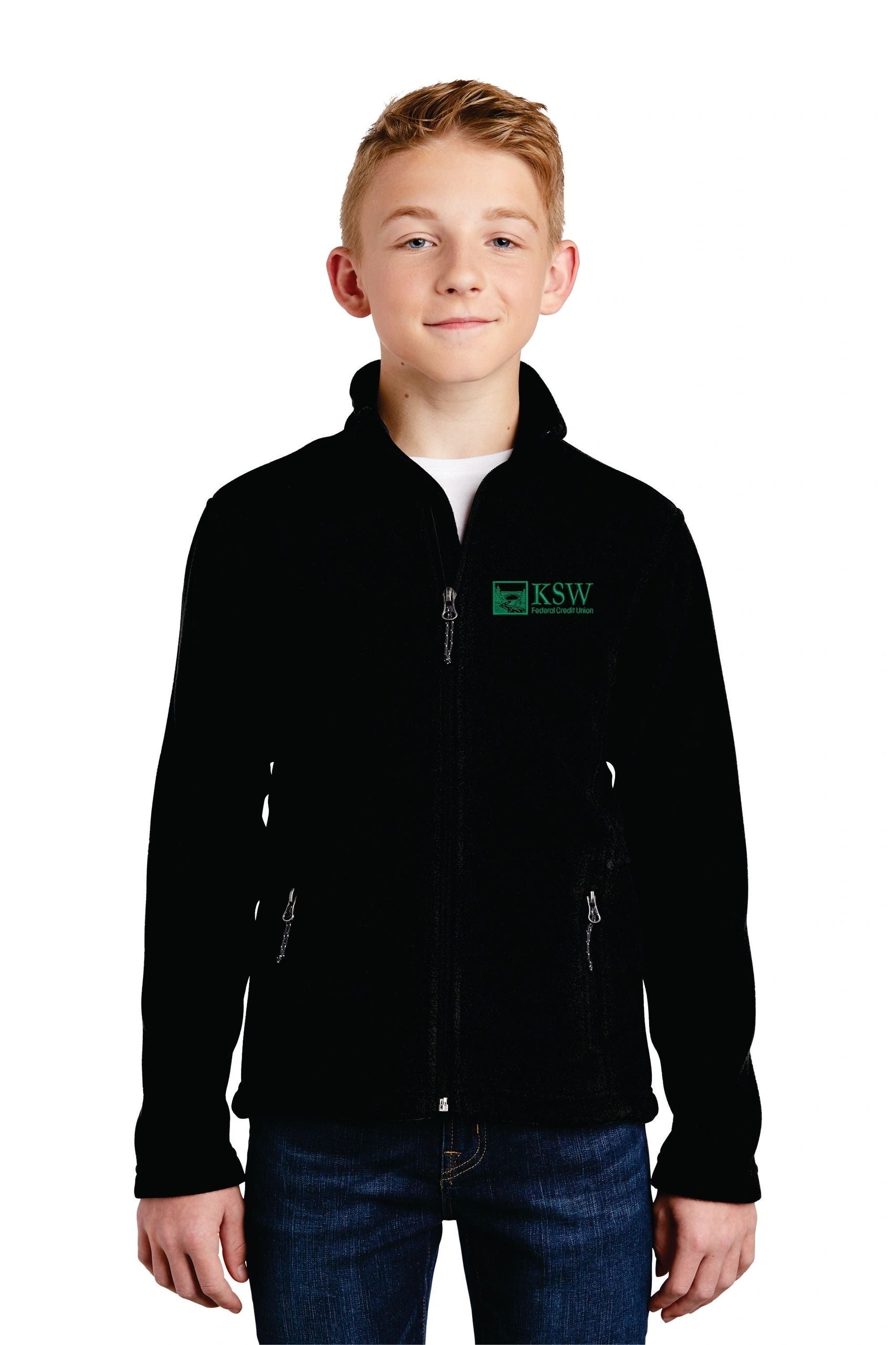 KSW-Y217-Port Authority® Youth Value Fleece Jacket