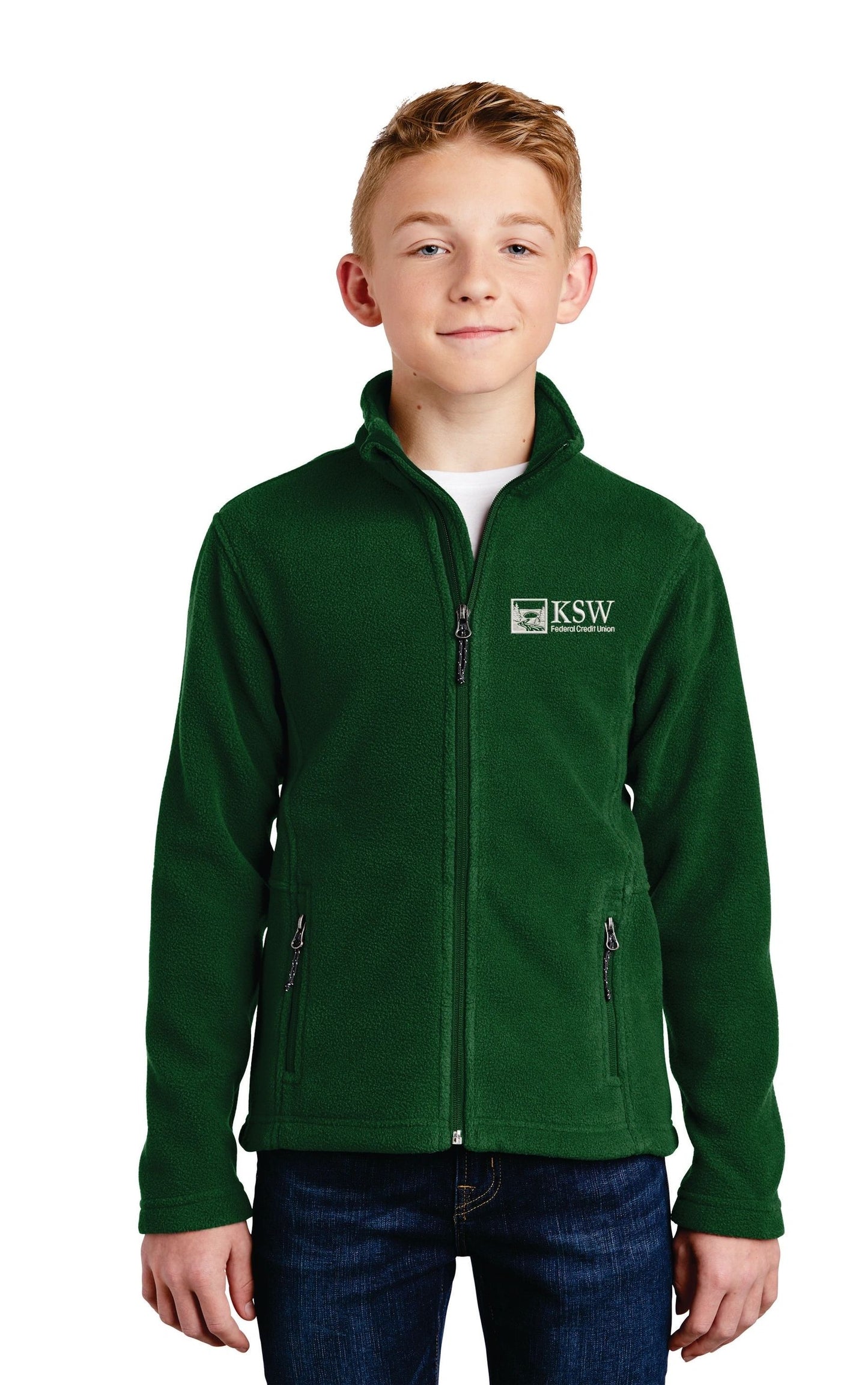 KSW-Y217-Port Authority® Youth Value Fleece Jacket